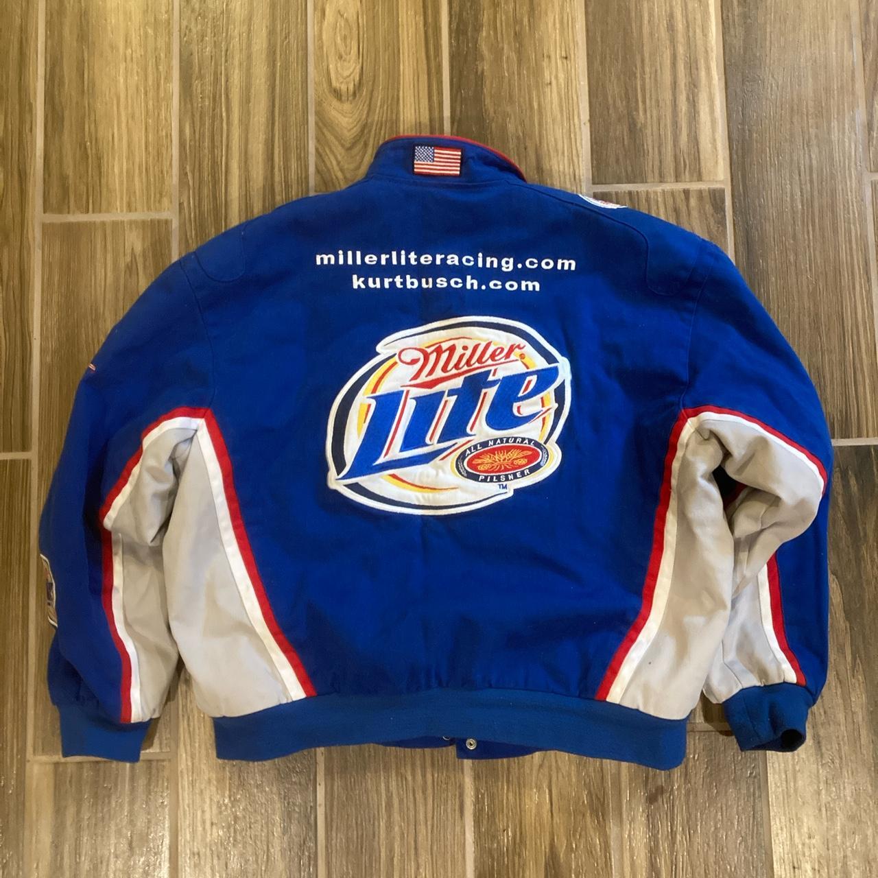 Nascar Men's Red And Blue Jacket 