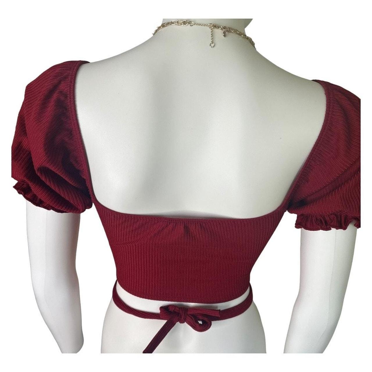 Source Unknown Women's Crop top - Red - L – Madra… - image 5