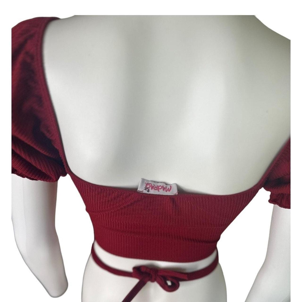 Source Unknown Women's Crop top - Red - L – Madra… - image 4