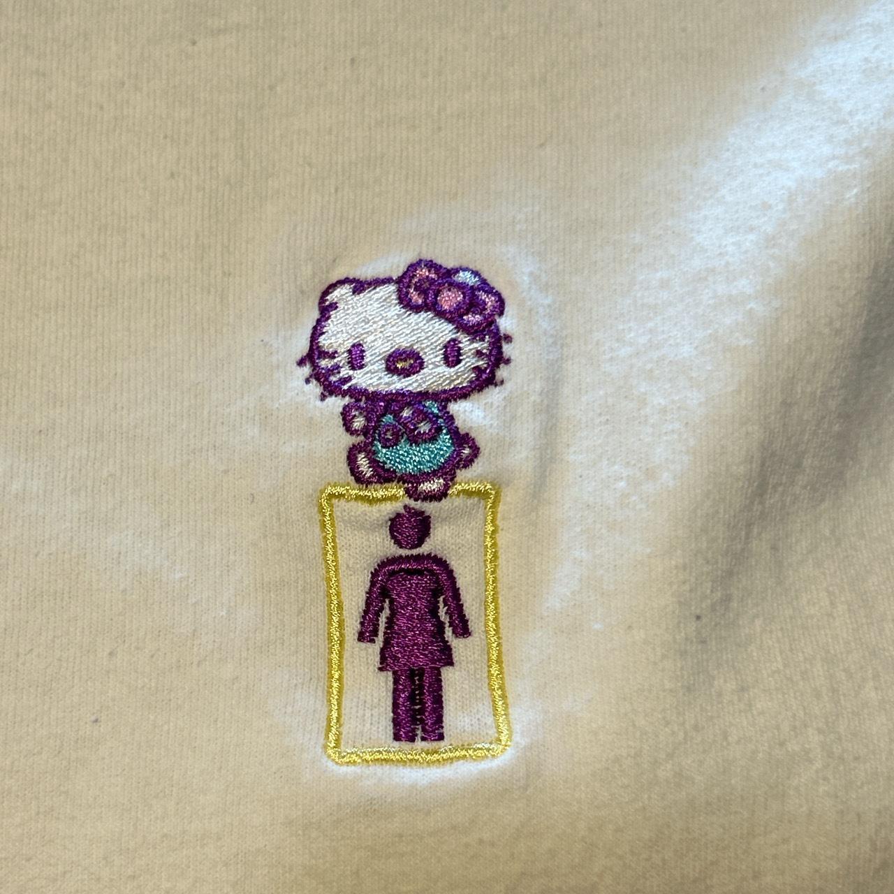 Girl skateboards x hello kitty tee Depop