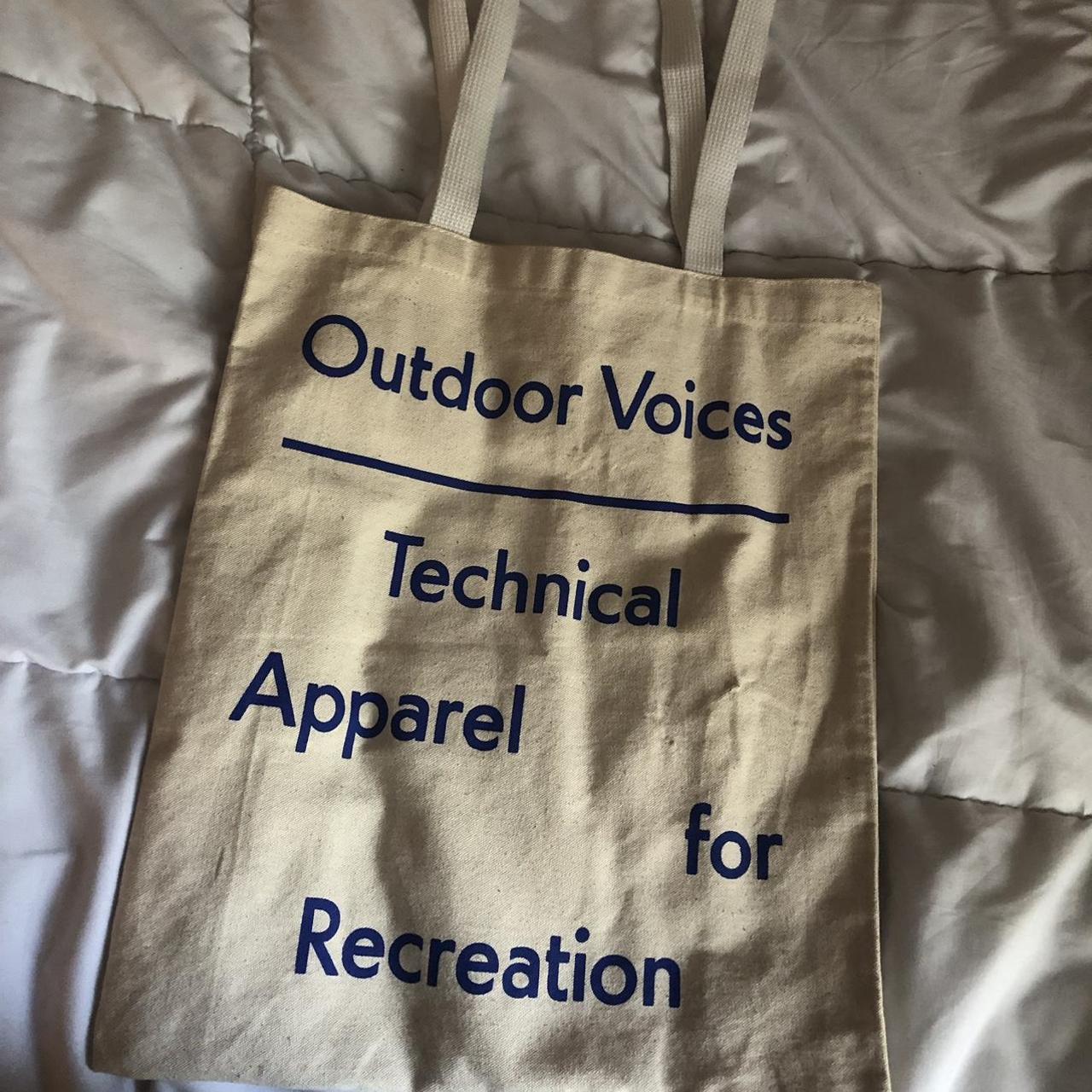 outdoor voices tote bag (as seen worn by harry... - Depop