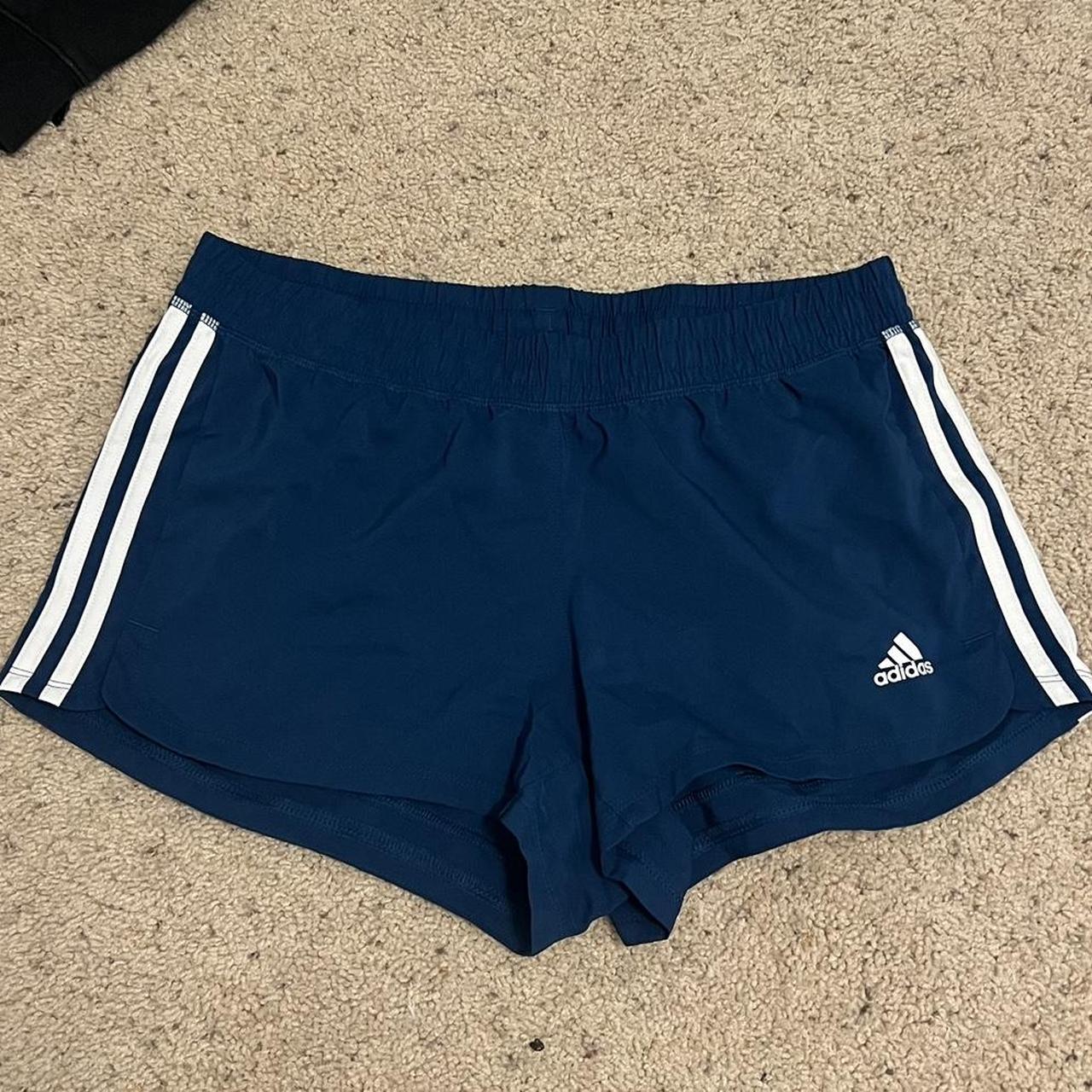 Adidas Women's Navy Shorts | Depop