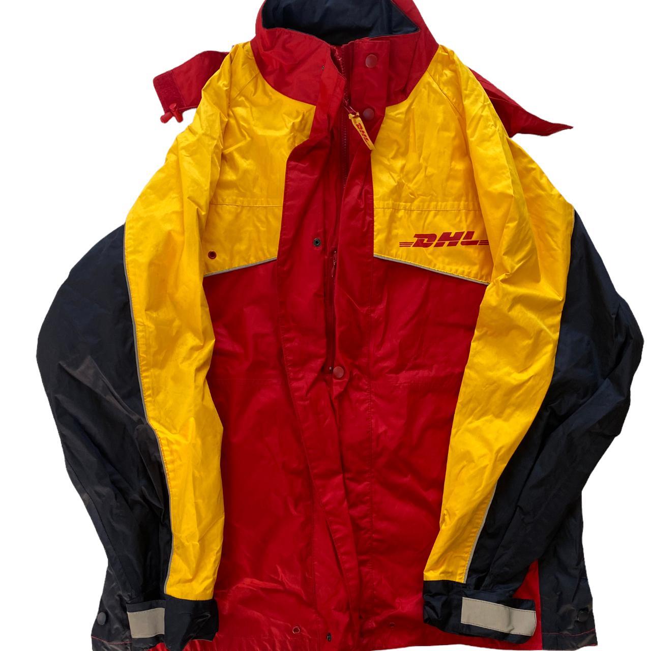 DHL Jacket. Giving to me from my personal DHL... - Depop