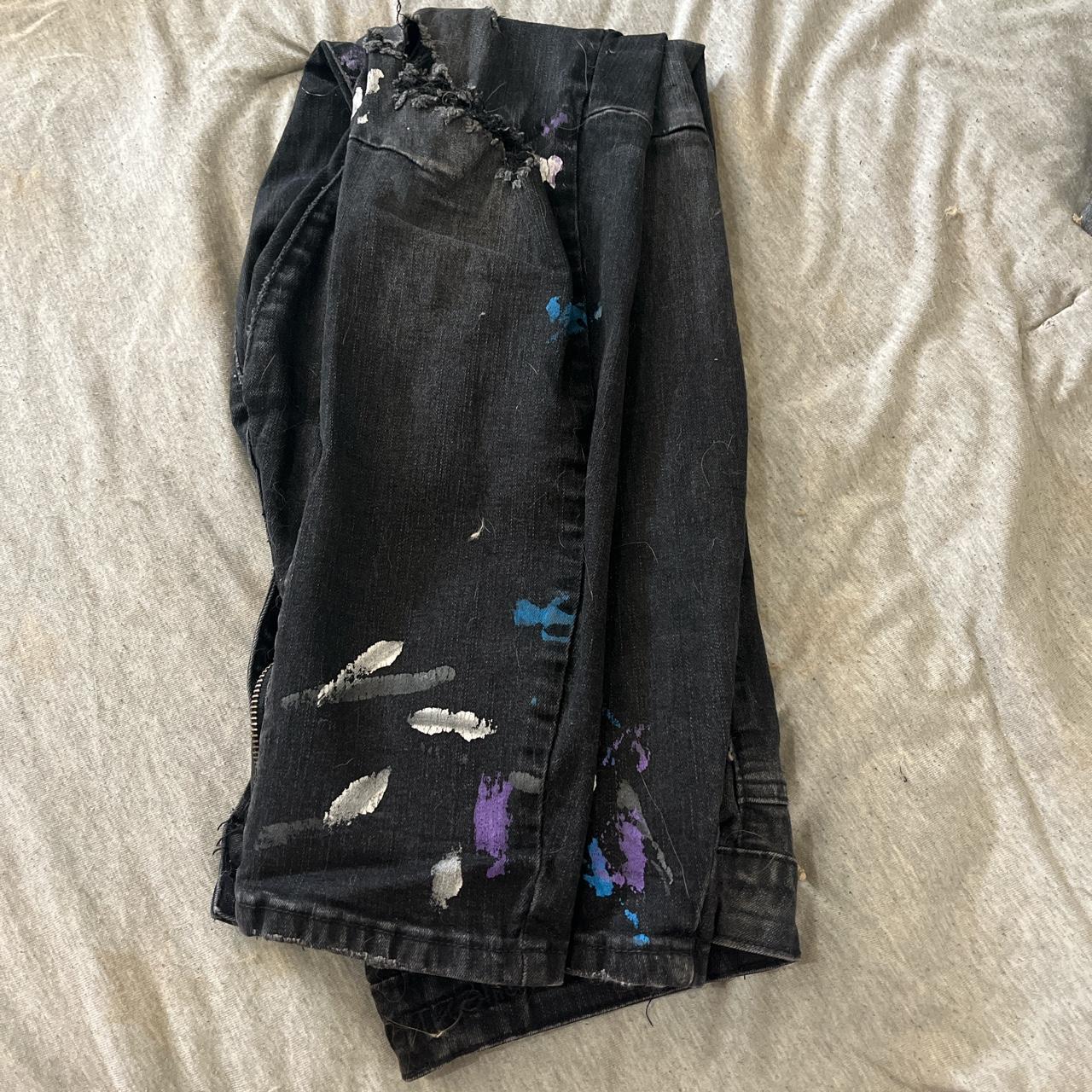 Rue 21 2025 black ripped jeans