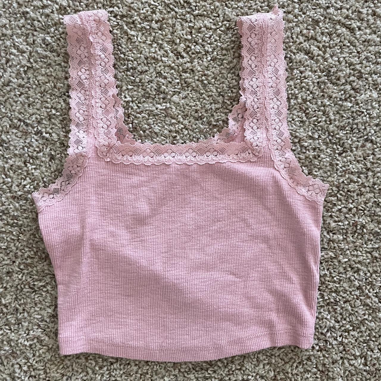 Aeropostale Women's Pink Vest | Depop