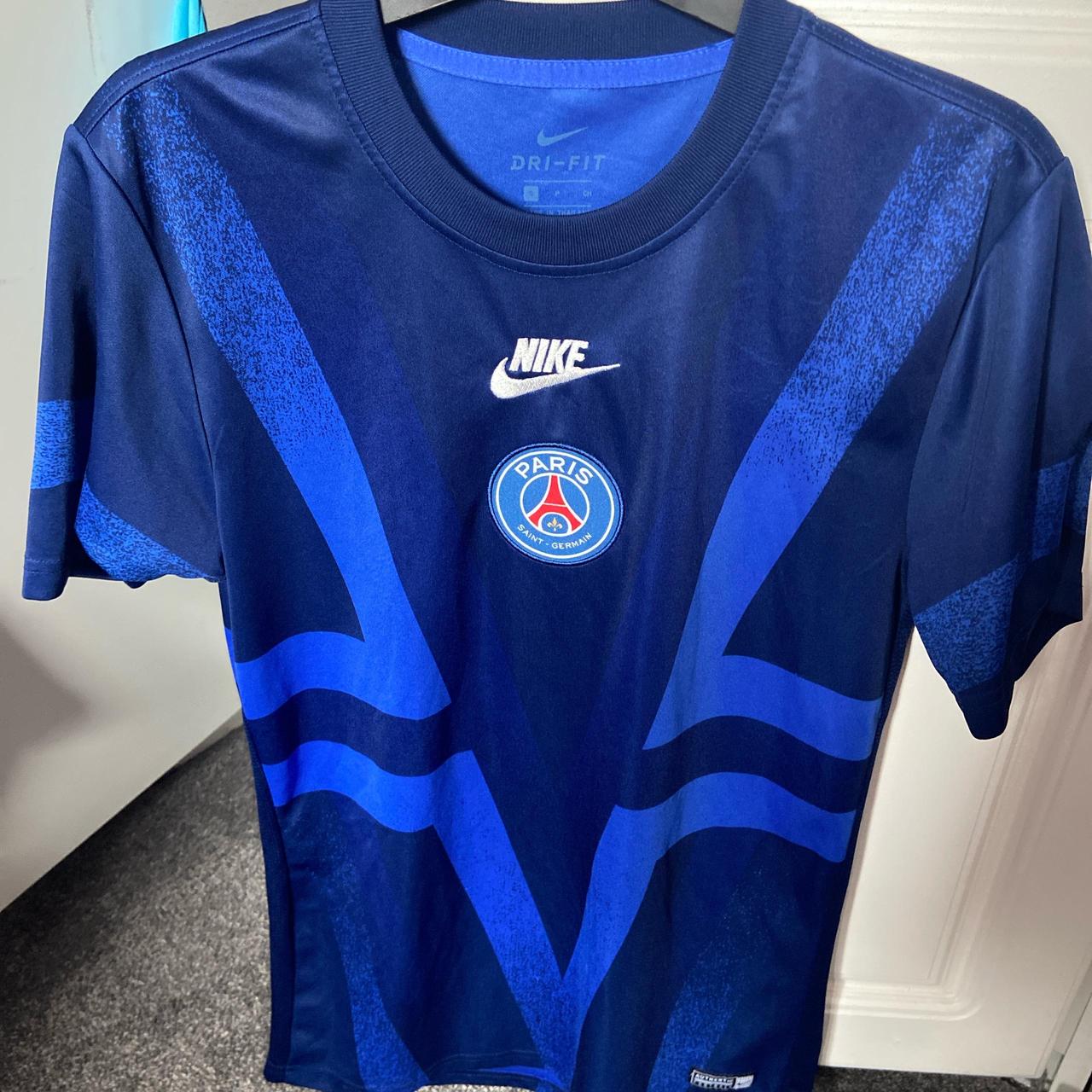 Nike Dri-Fit PSG Jersey Size:S Colour:Navy - Depop