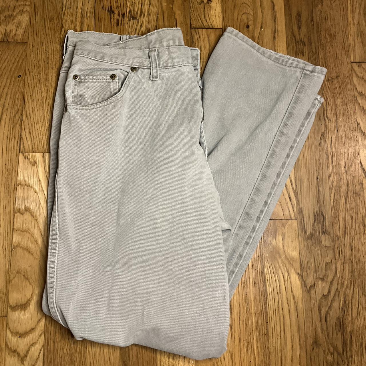 Eddie Bauer Men's Grey Jeans | Depop