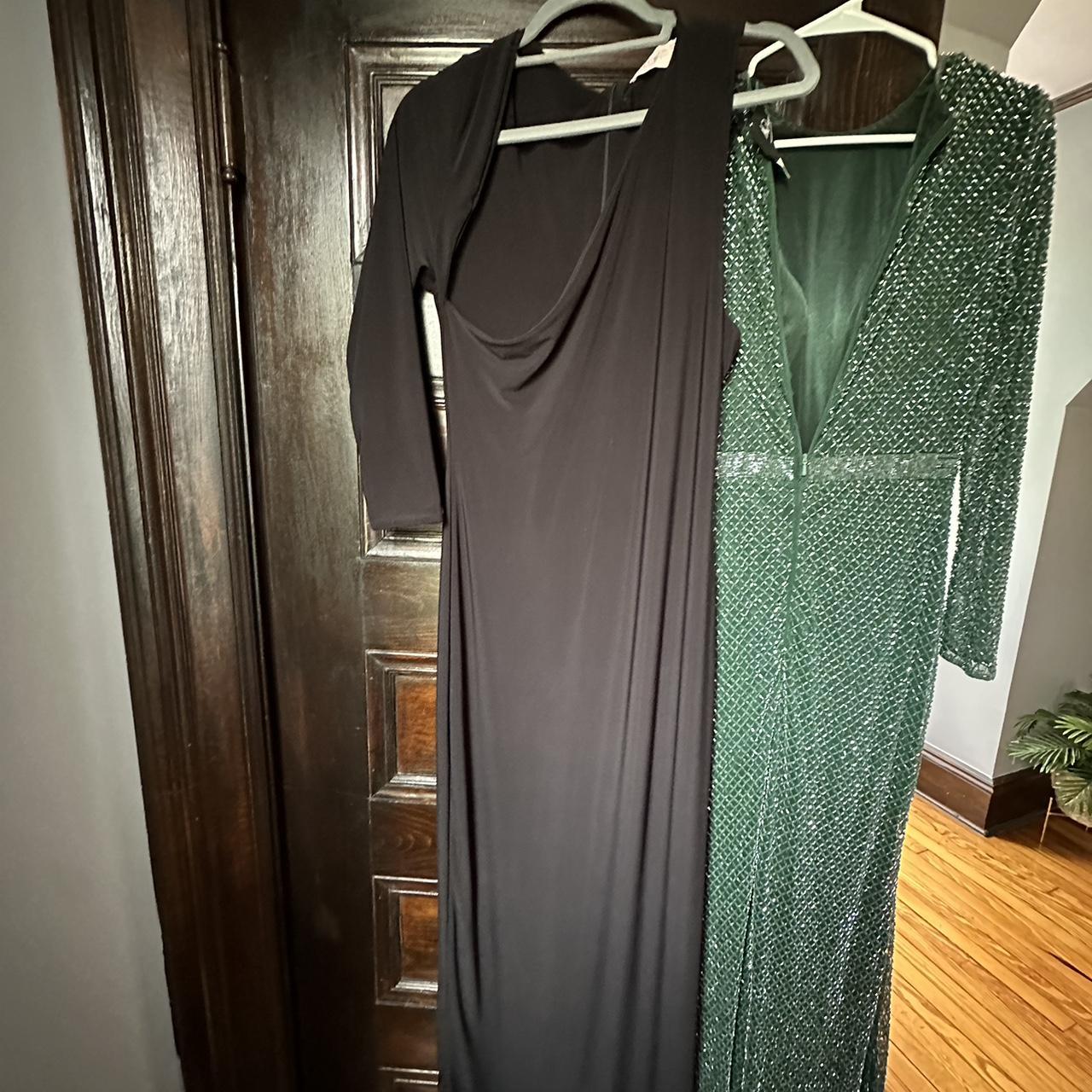 Club L black one shoulder bodycon maxi dress NWT... Depop