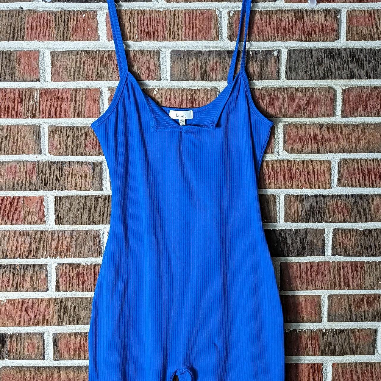 Love J Women's Blue Top Depop