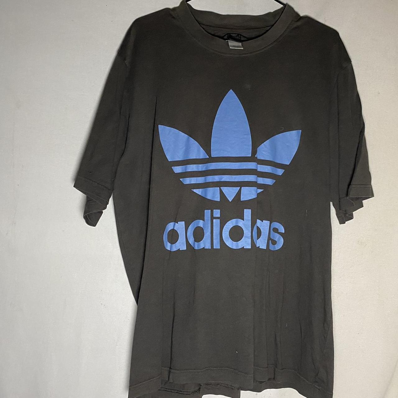 Adidas Men's Grey T-shirt | Depop