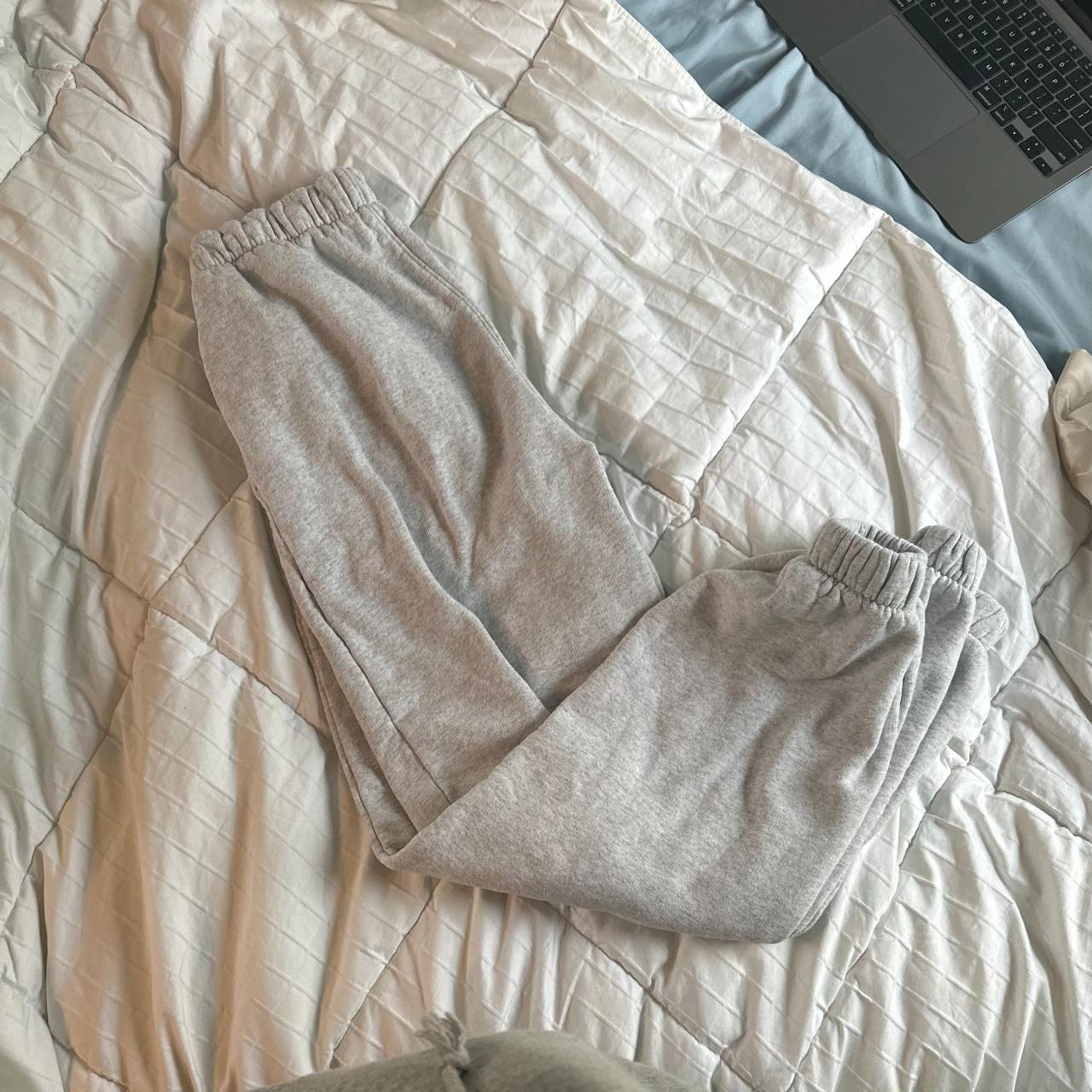 Brandy Melville Women's Grey Joggerstracksuits Depop