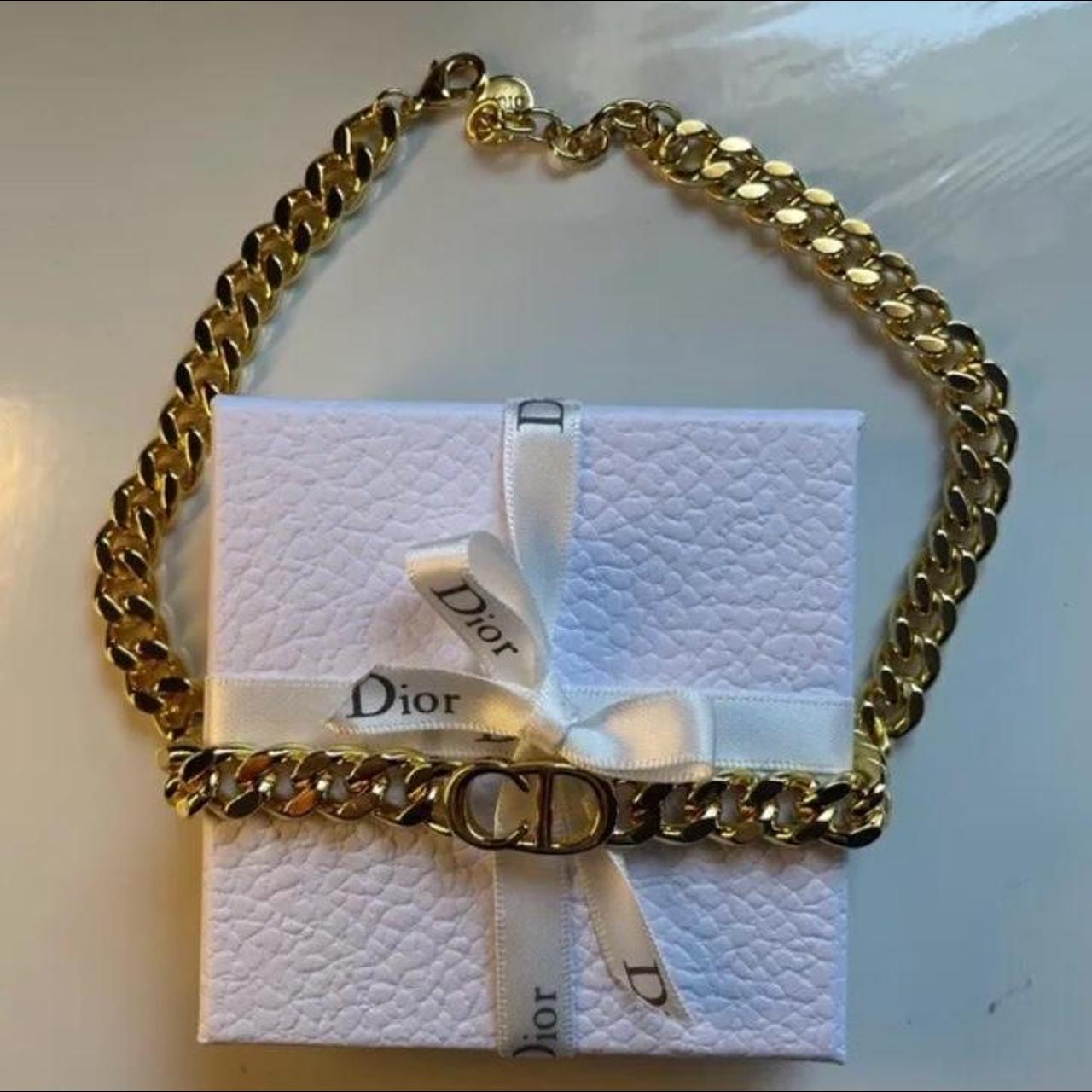 CD cuban chain choker necklace High quality heavy... - Depop