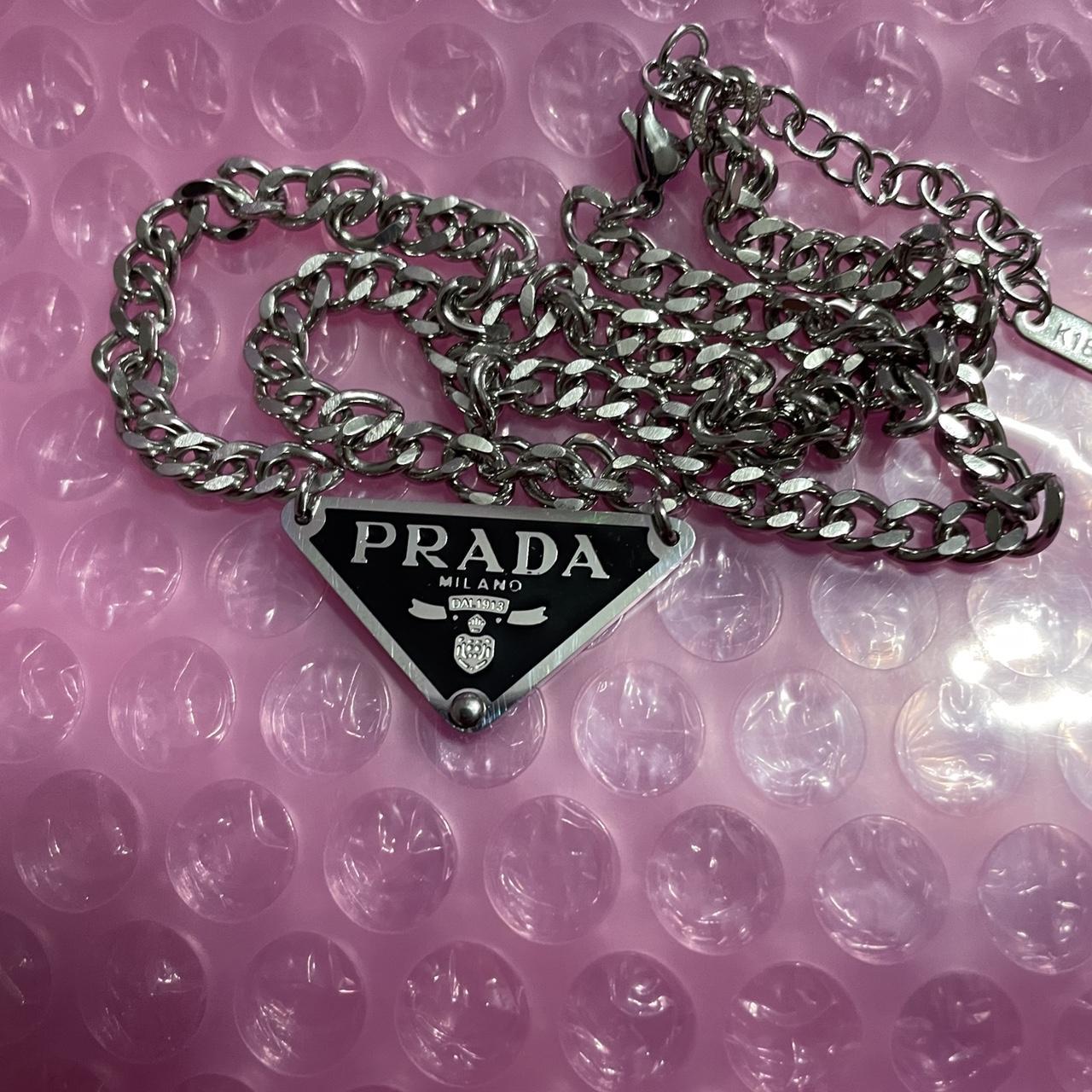 Prada necklace online chain