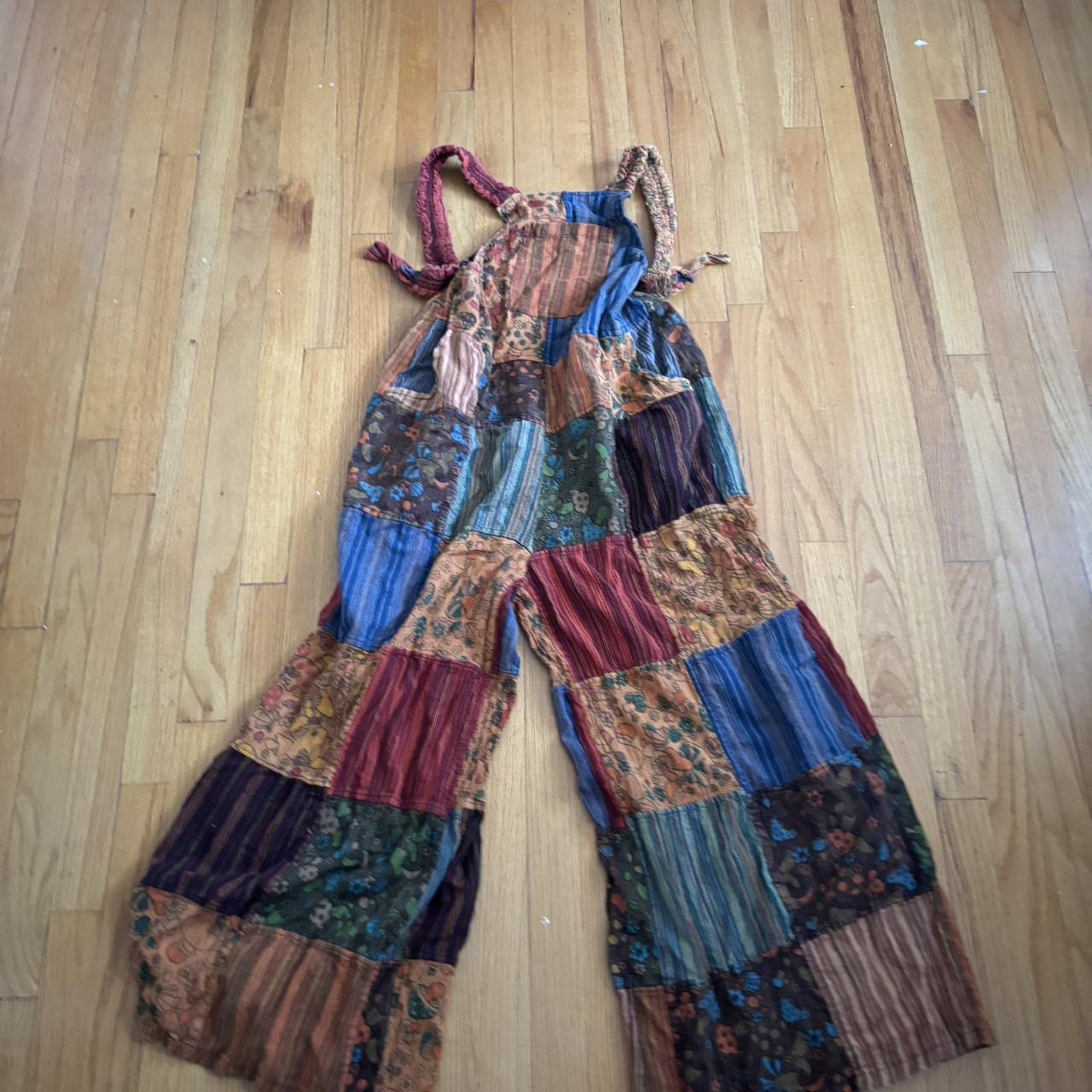 Women's Overalls - Multi - 3 – patchwork overalls… - image 1