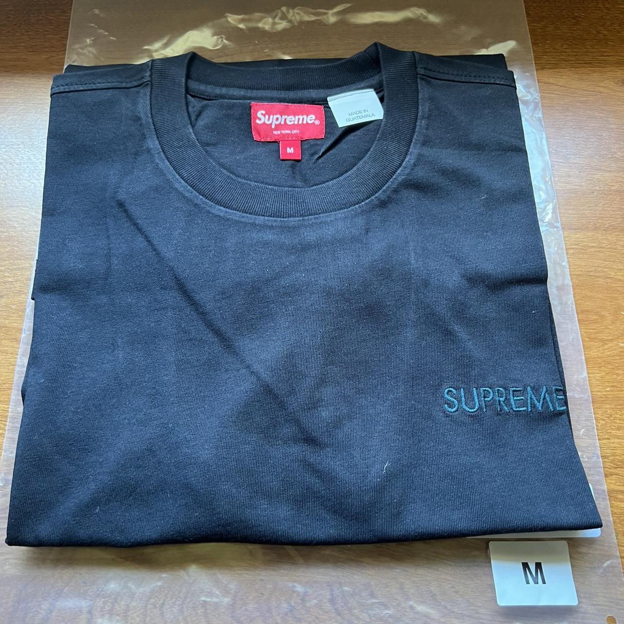 Supreme Washed Capital Tee Bought from the we store... - Depop