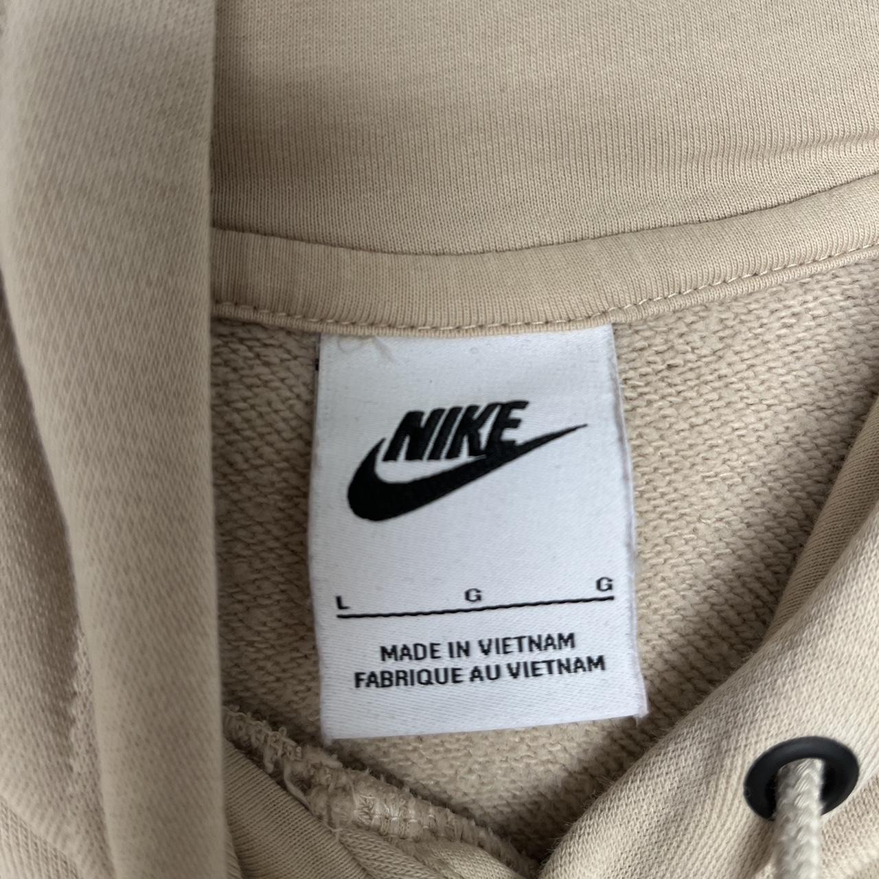 tan nike hoodie womens