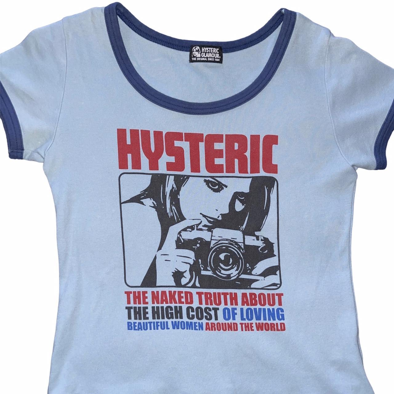 _ hysteric glamour cropped ringer tee super | Depop