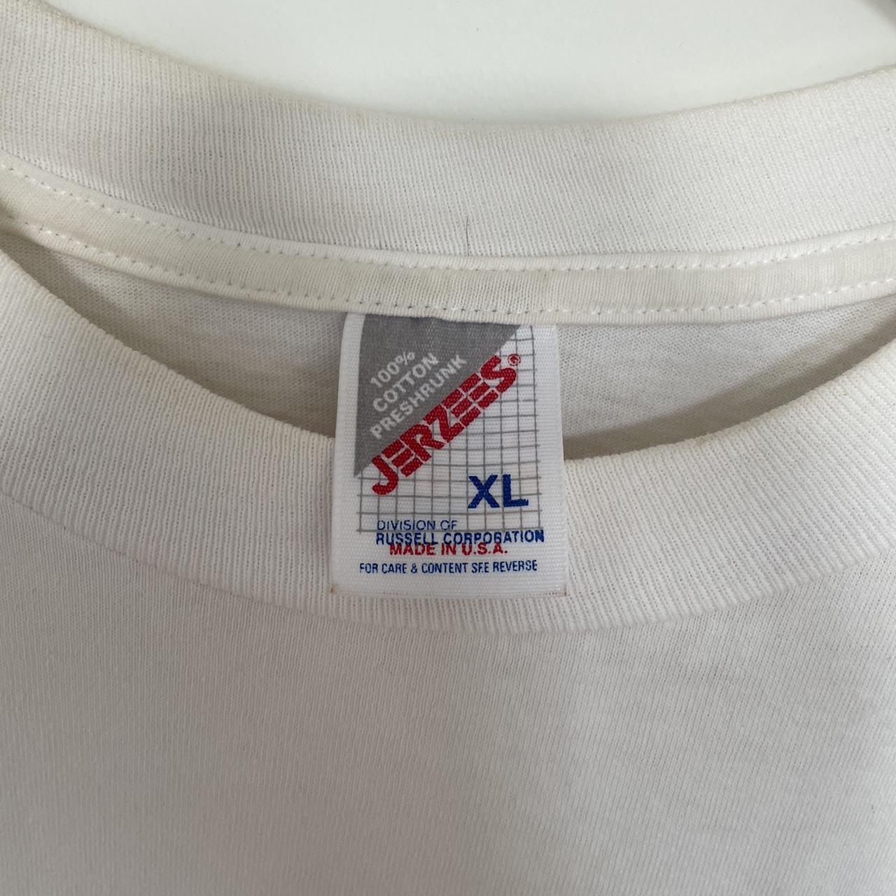 Jerzees Men's White T-shirt | Depop