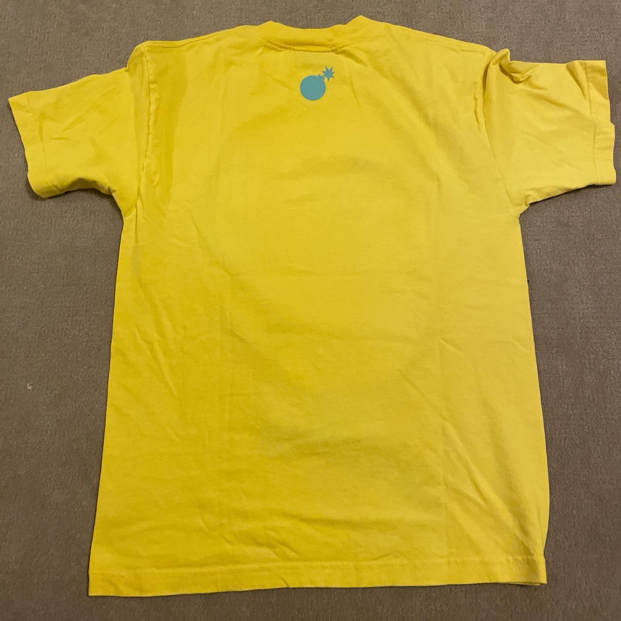 The Hundreds Men's Yellow and Green T-shirt | Depop