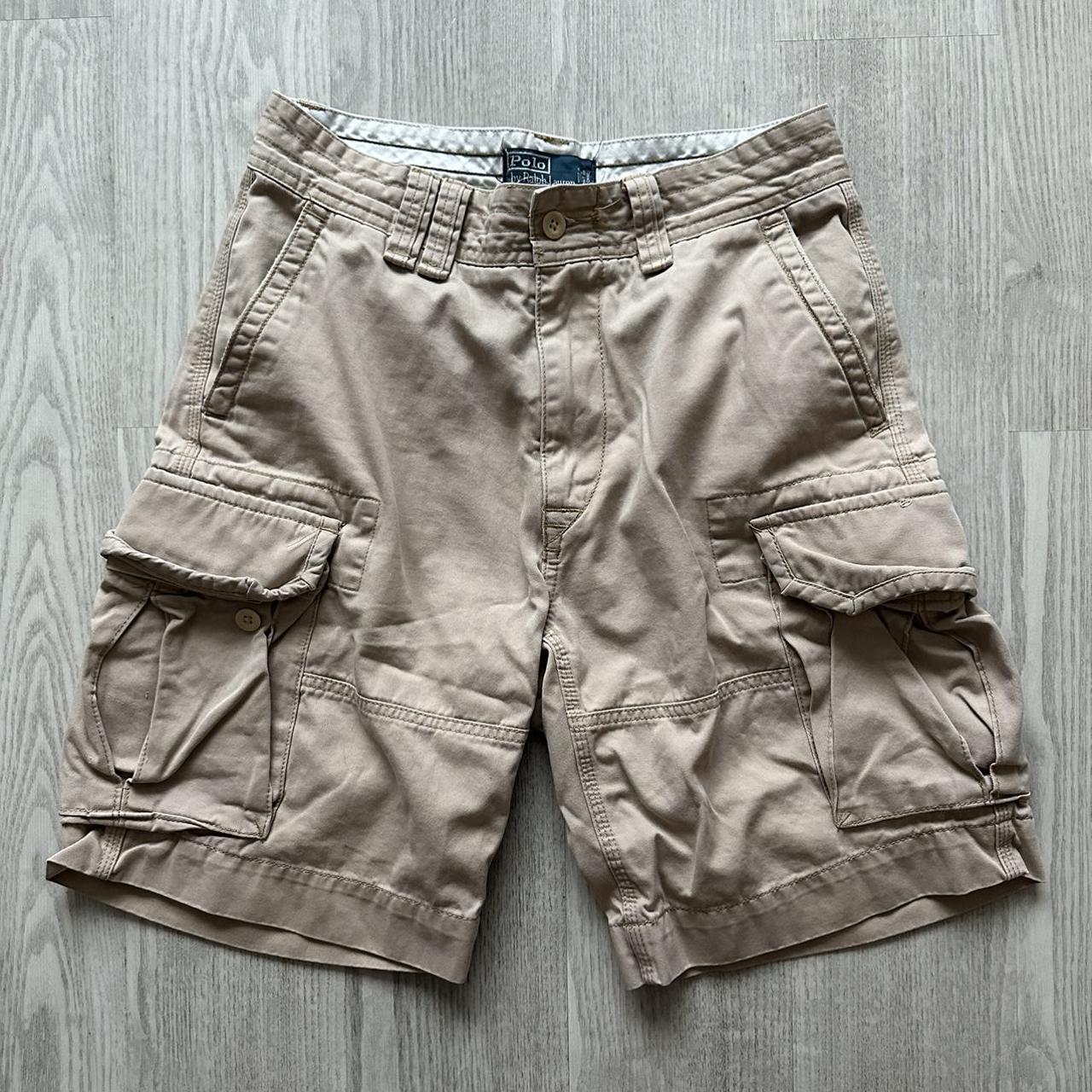 Polo Ralph Lauren Men's Tan and Khaki Shorts | Depop