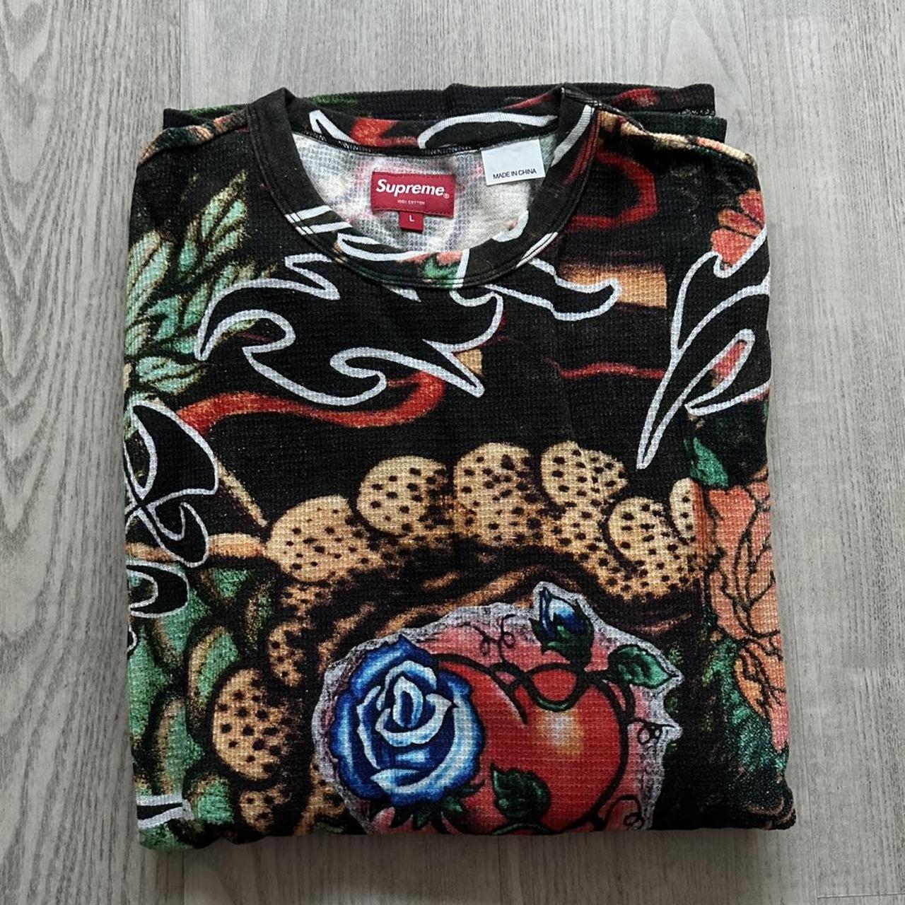 Supreme Sacred Heart Waffle Long Sleeve Top...