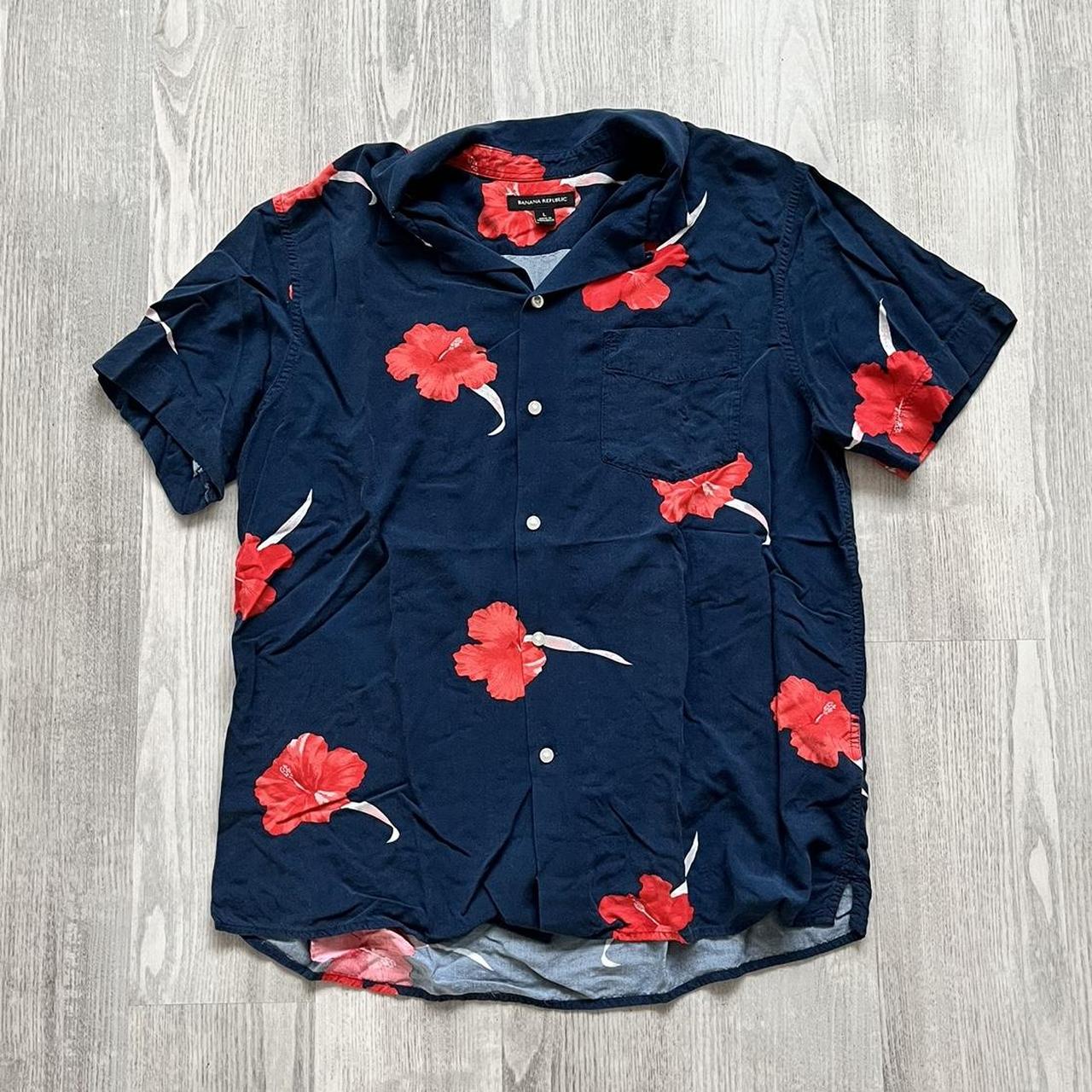 banana republic camp shirt