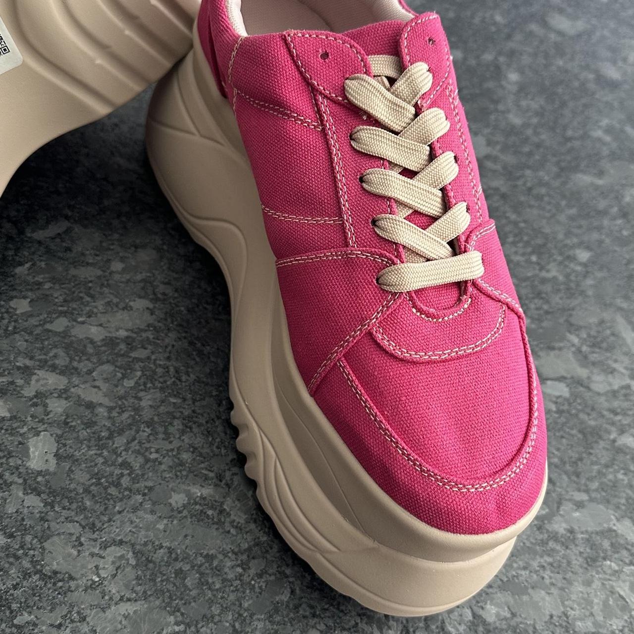 platform trainers pink