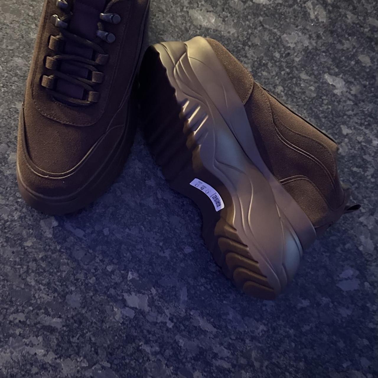 asos wedge trainers