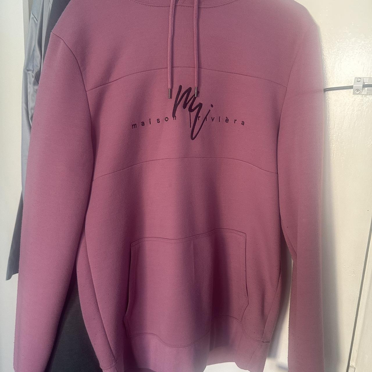 Men s Pink River Island Hoodie Size S This is a