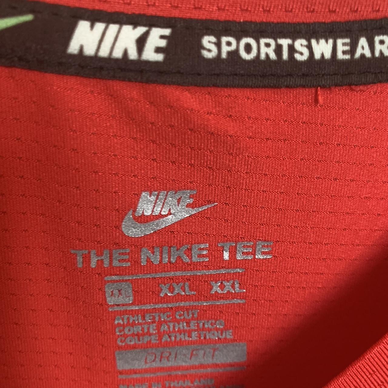 Red nike sportswear t shirt. condition- brand... - Depop