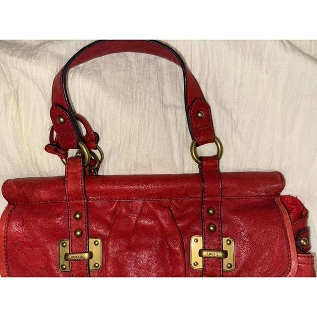 Fossil Women's Satchels - Red – Fossil red leathe… - image 6