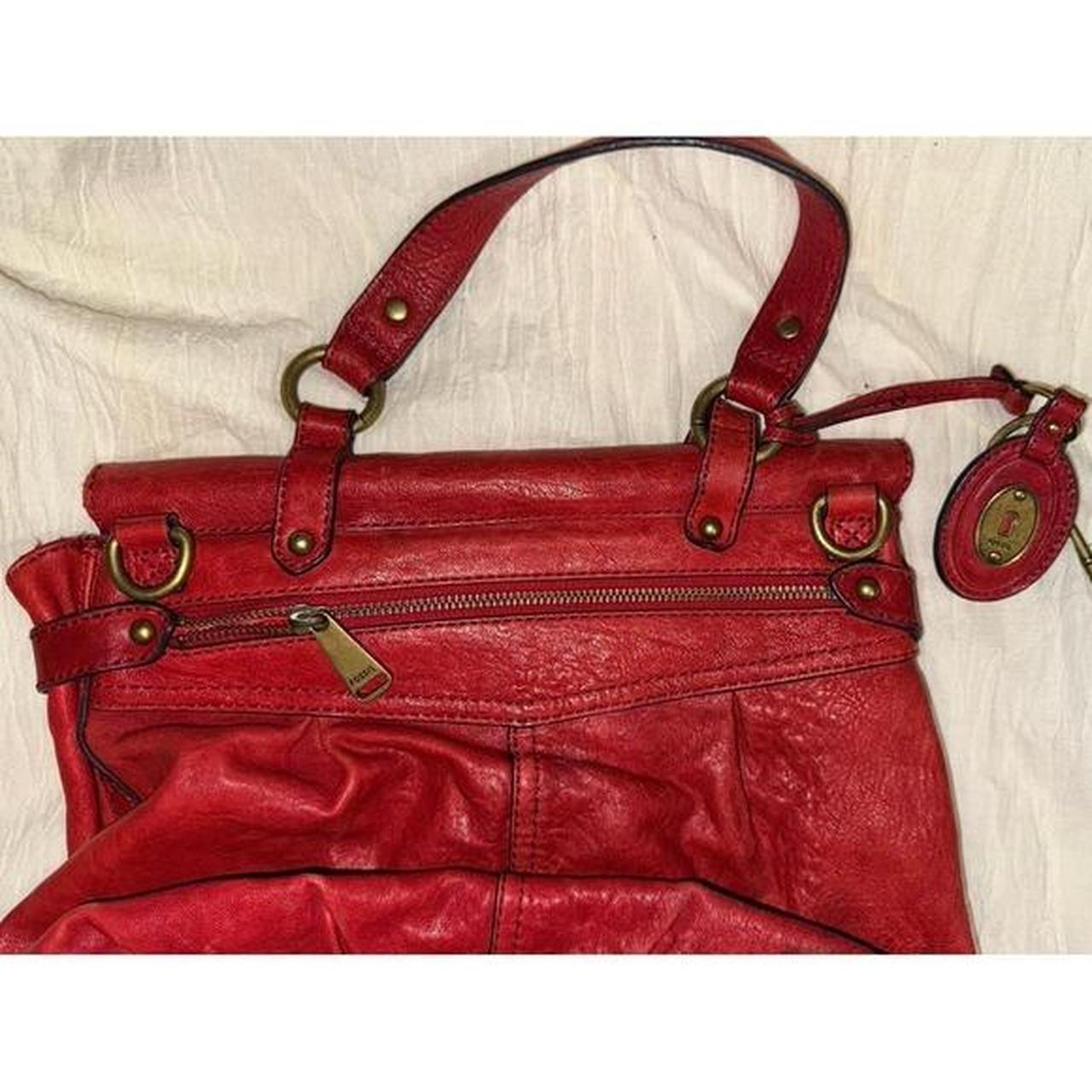 Fossil Women's Satchels - Red – Fossil red leathe… - image 7