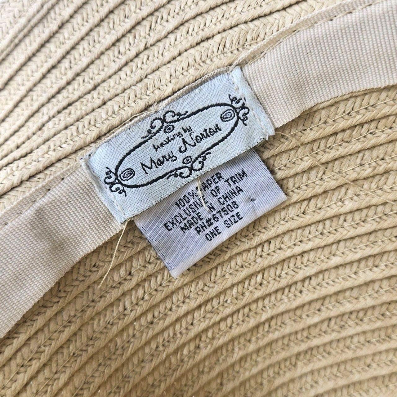 Source Unknown Women's Straw hats - Brown/Blue – … - image 4