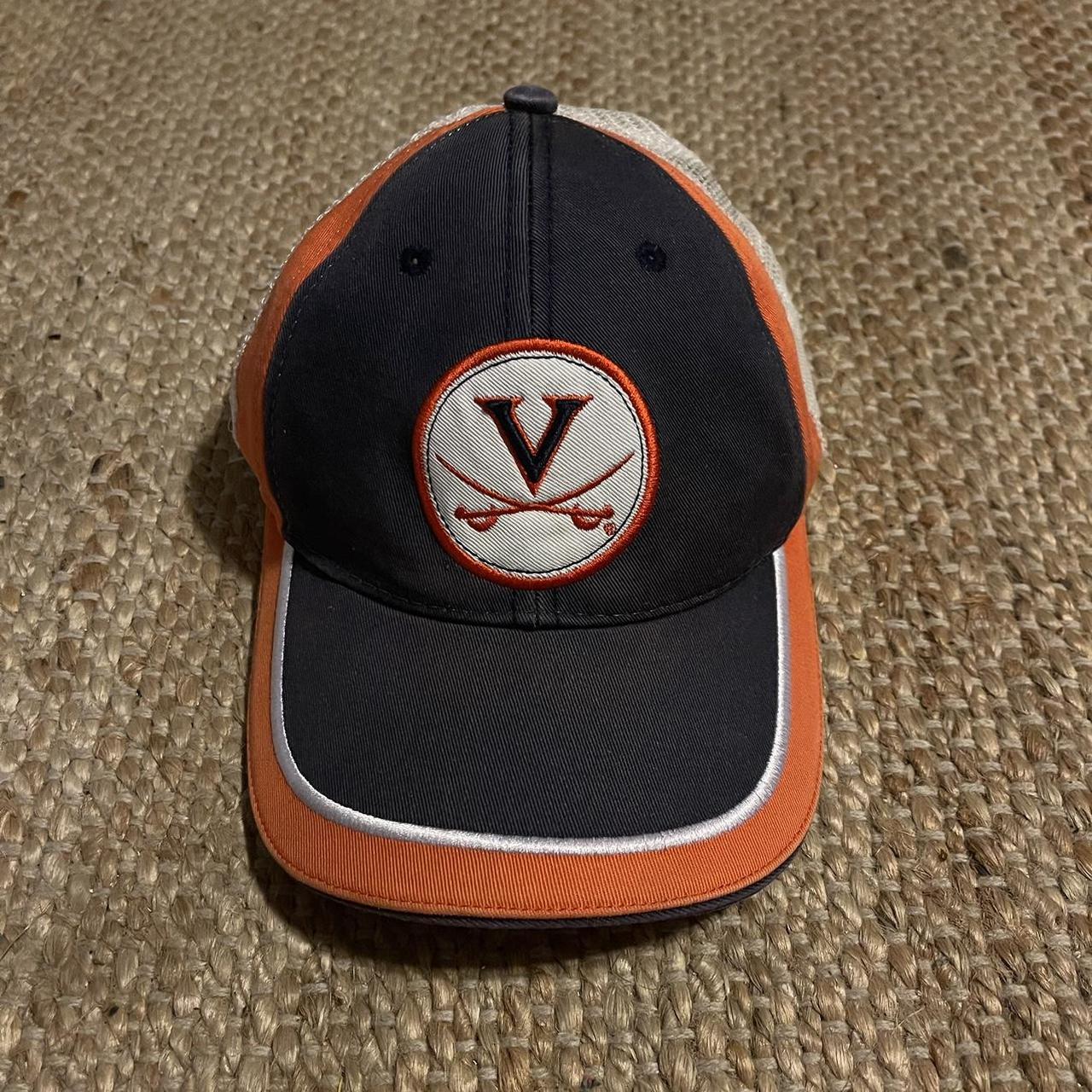 Virginia (UVA) Cavaliers 90's Vintage trucker hat - Depop