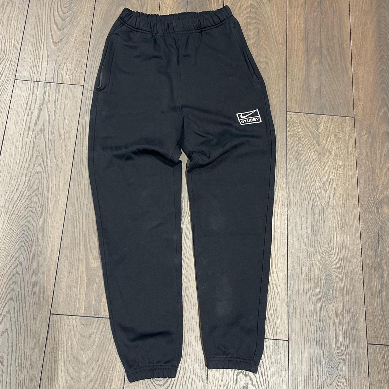 Nike x Stüssy joggers Black Size M 10/10 condition... - Depop