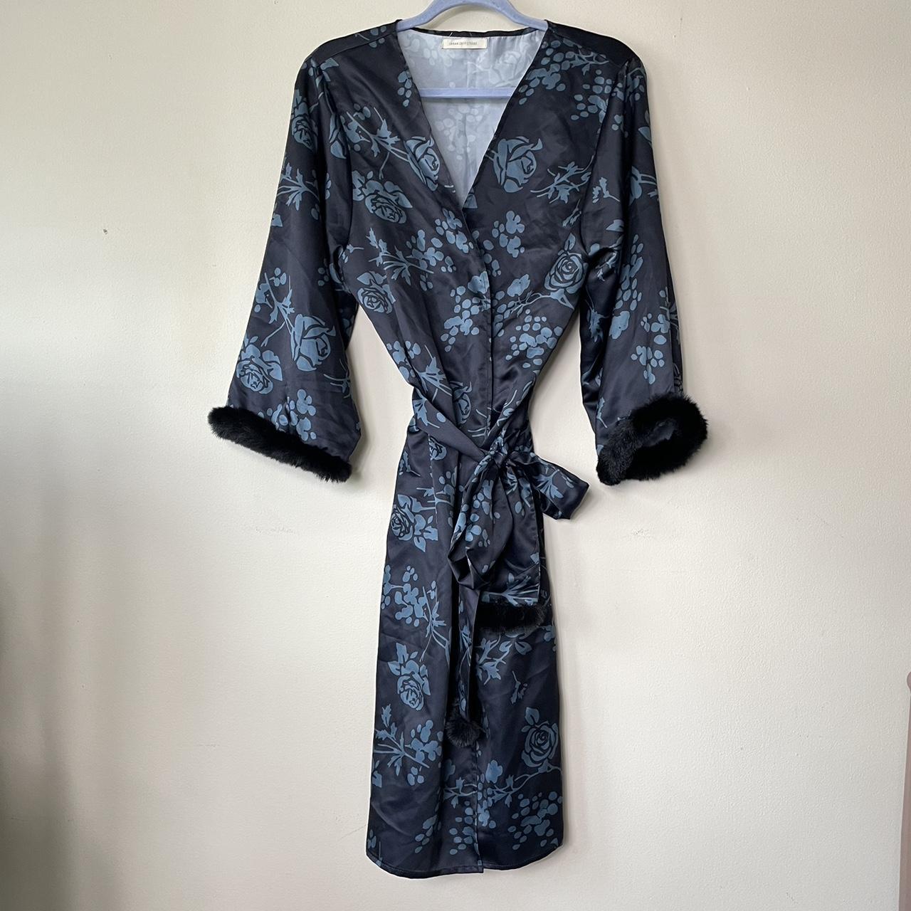 Urban Outfitters Robe 🥀 🔹 Faux Fur Trimmed Robe One... Depop