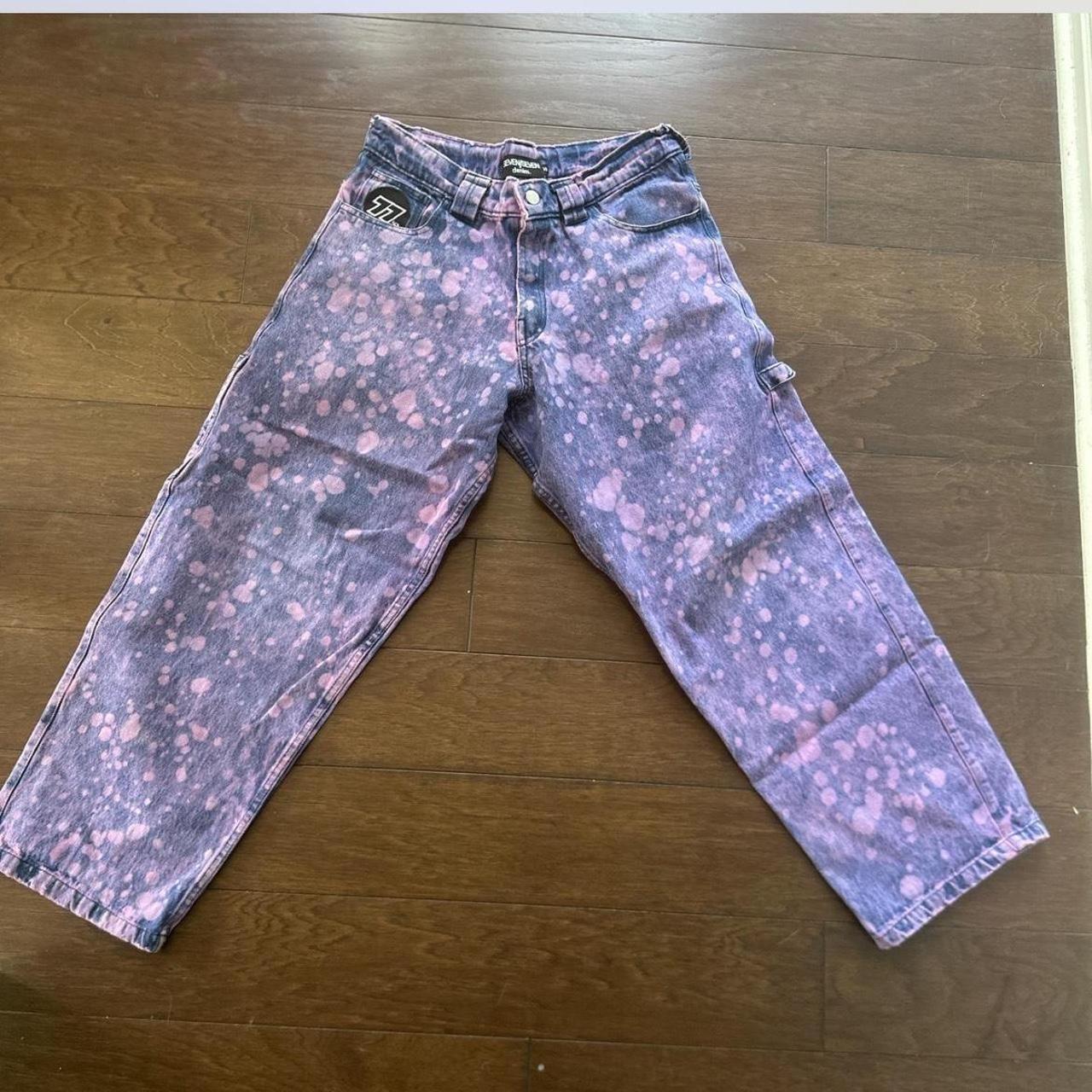 77 denim purple great condition, few minor... - Depop