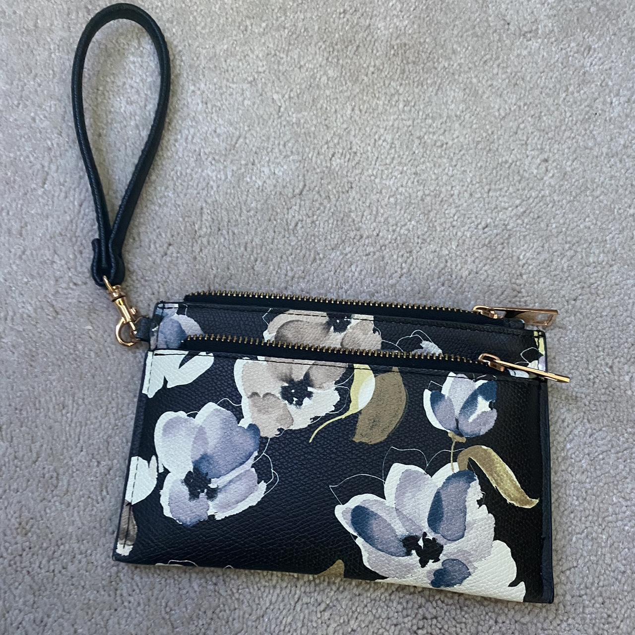 Women's Blue Leather zipped coin purse | Valextra Zip Around