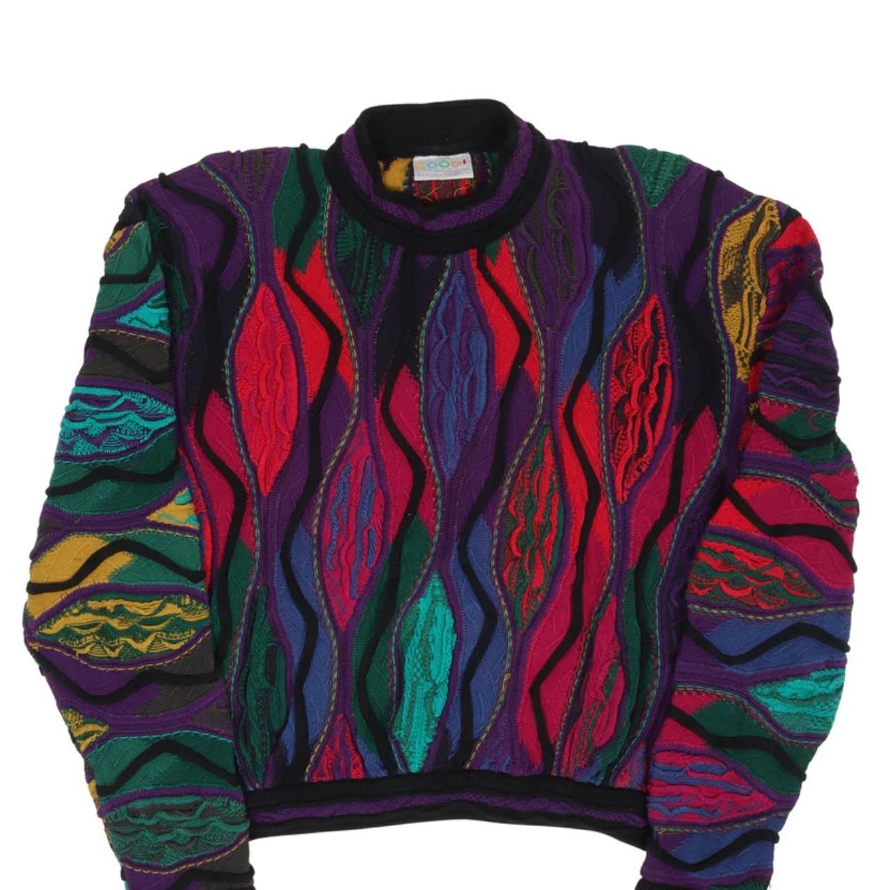 Vintage authentic Coogi Australia textured 3D knit | Depop
