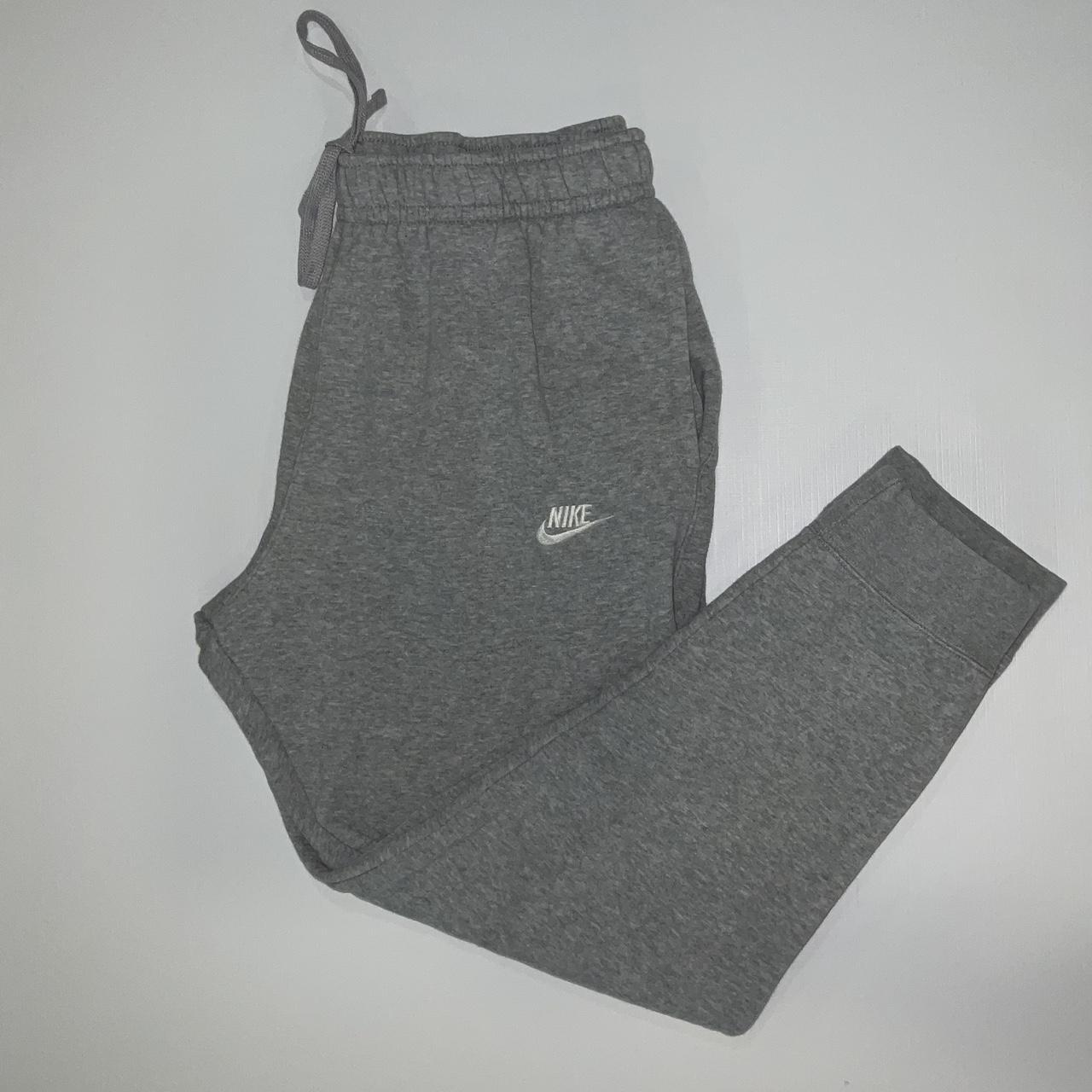 Large Nike grey sweatpants. Depop