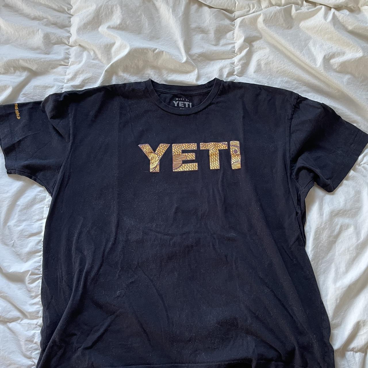 Yeti Fishing Shirt Depop