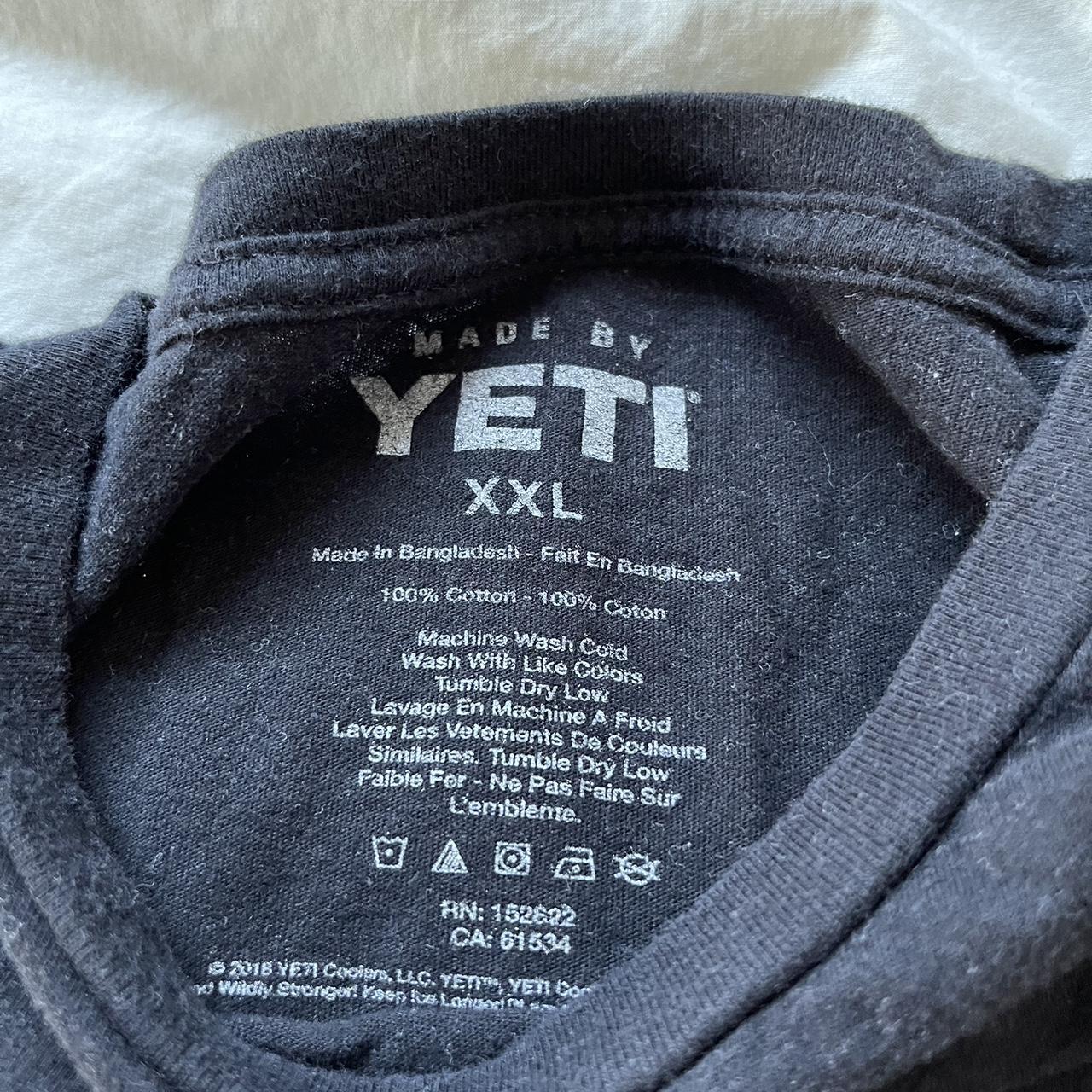 Yeti Fishing Shirt Depop