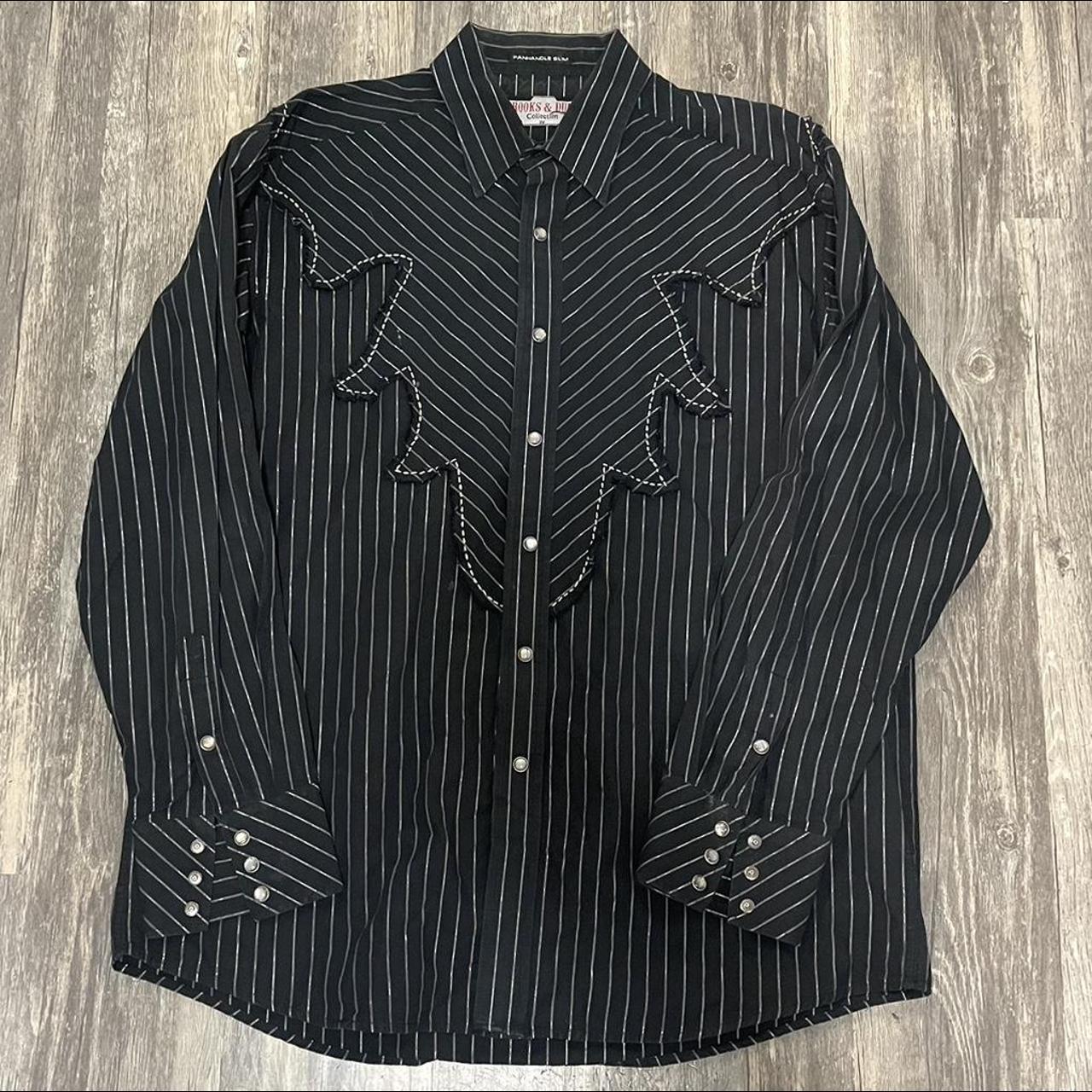 Brooks & Dunn embroidered button up large This is... - Depop