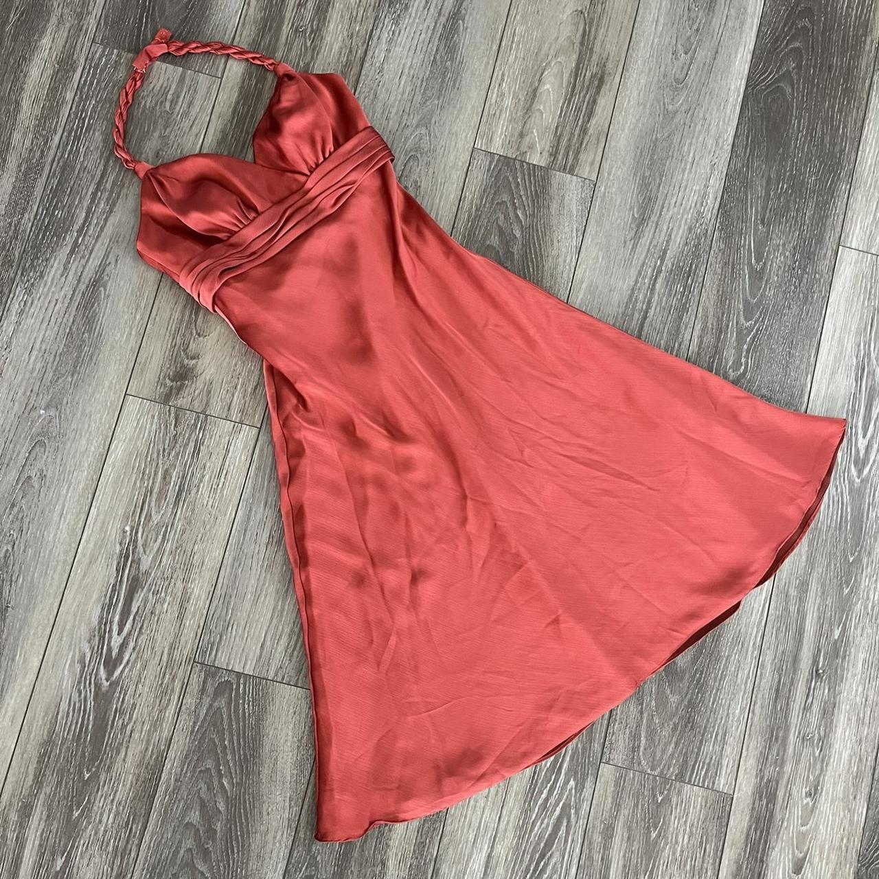 Burnt Orange Bridesmaid Dress David’s Bridal... Depop