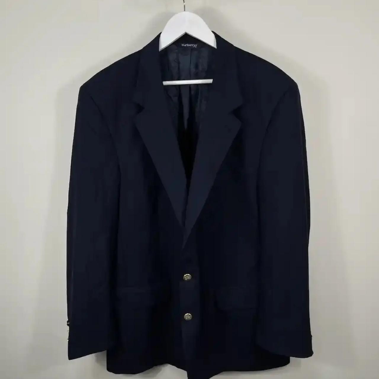 Burberry navy blazer gold buttons hotsell