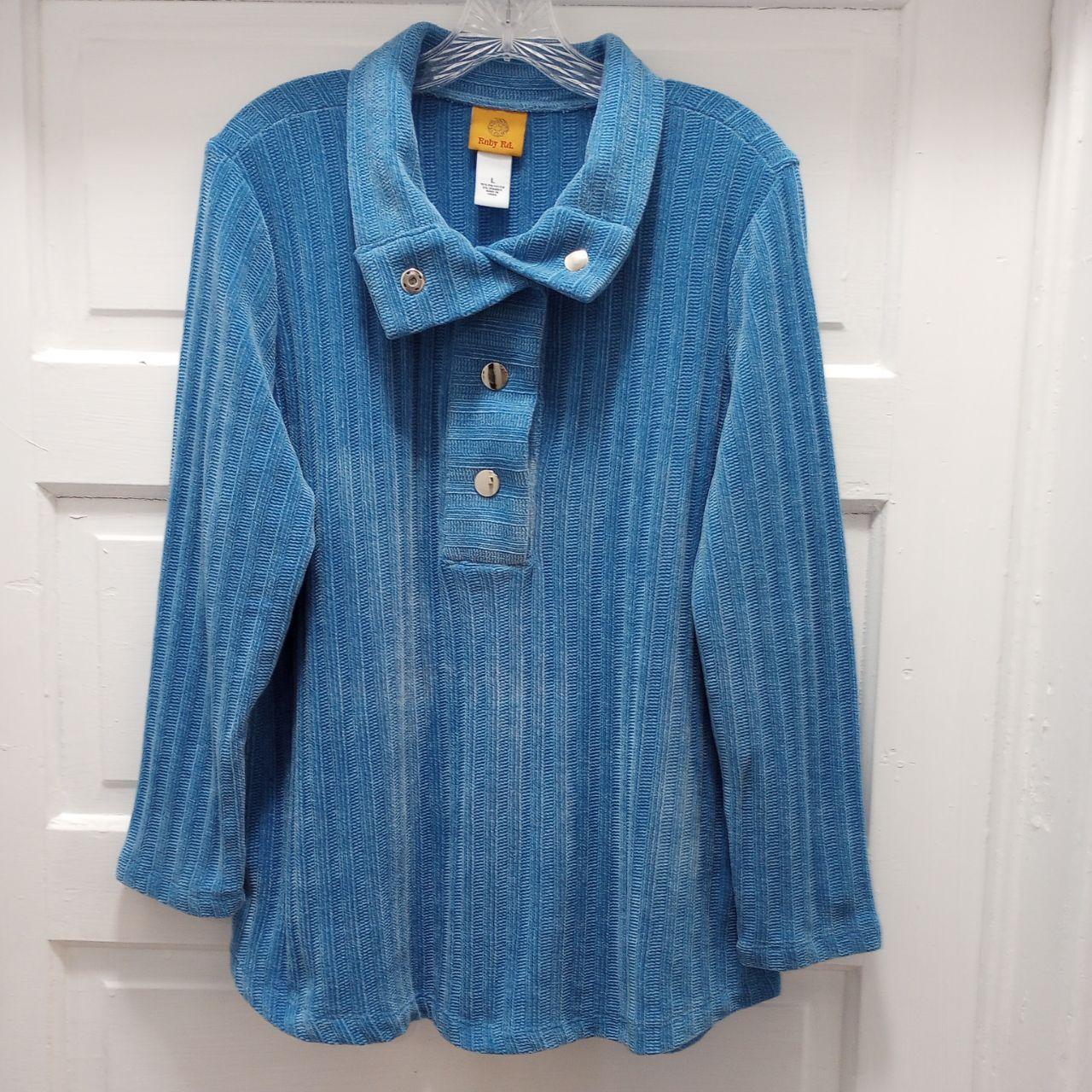 Ruby Rd. Women's Top - Blue - L – Ruby Rd Azure B… - image 1