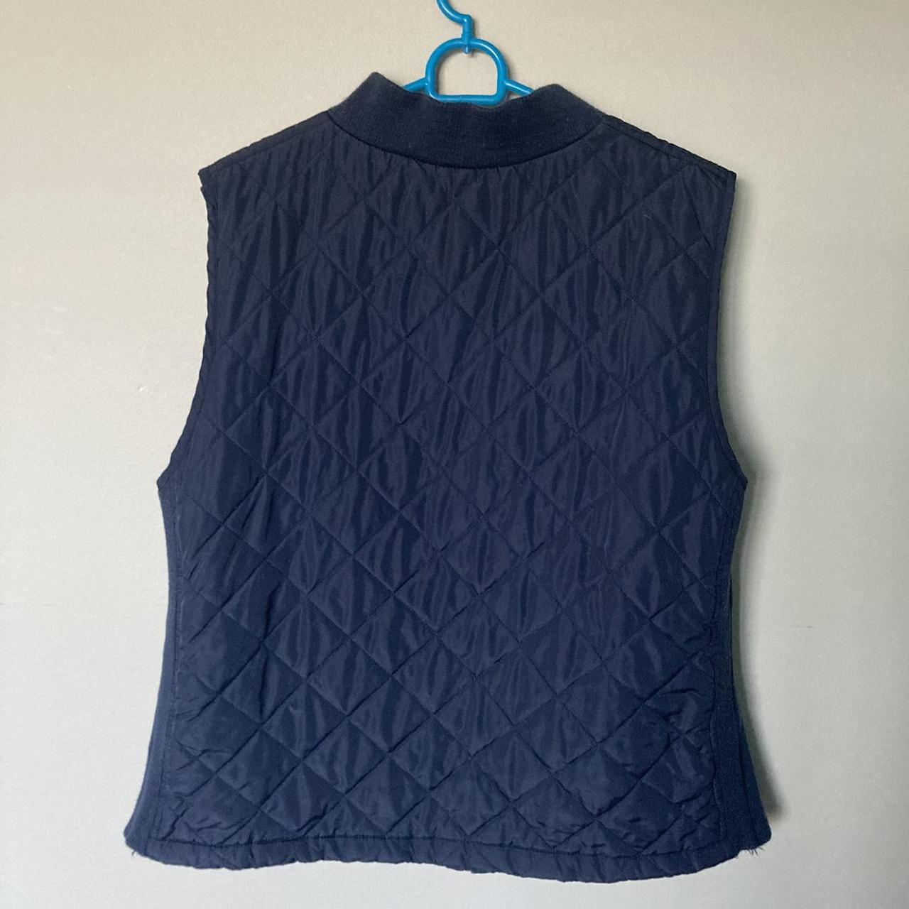 Croft & Barrow Navy Blue Vest -size... - Depop