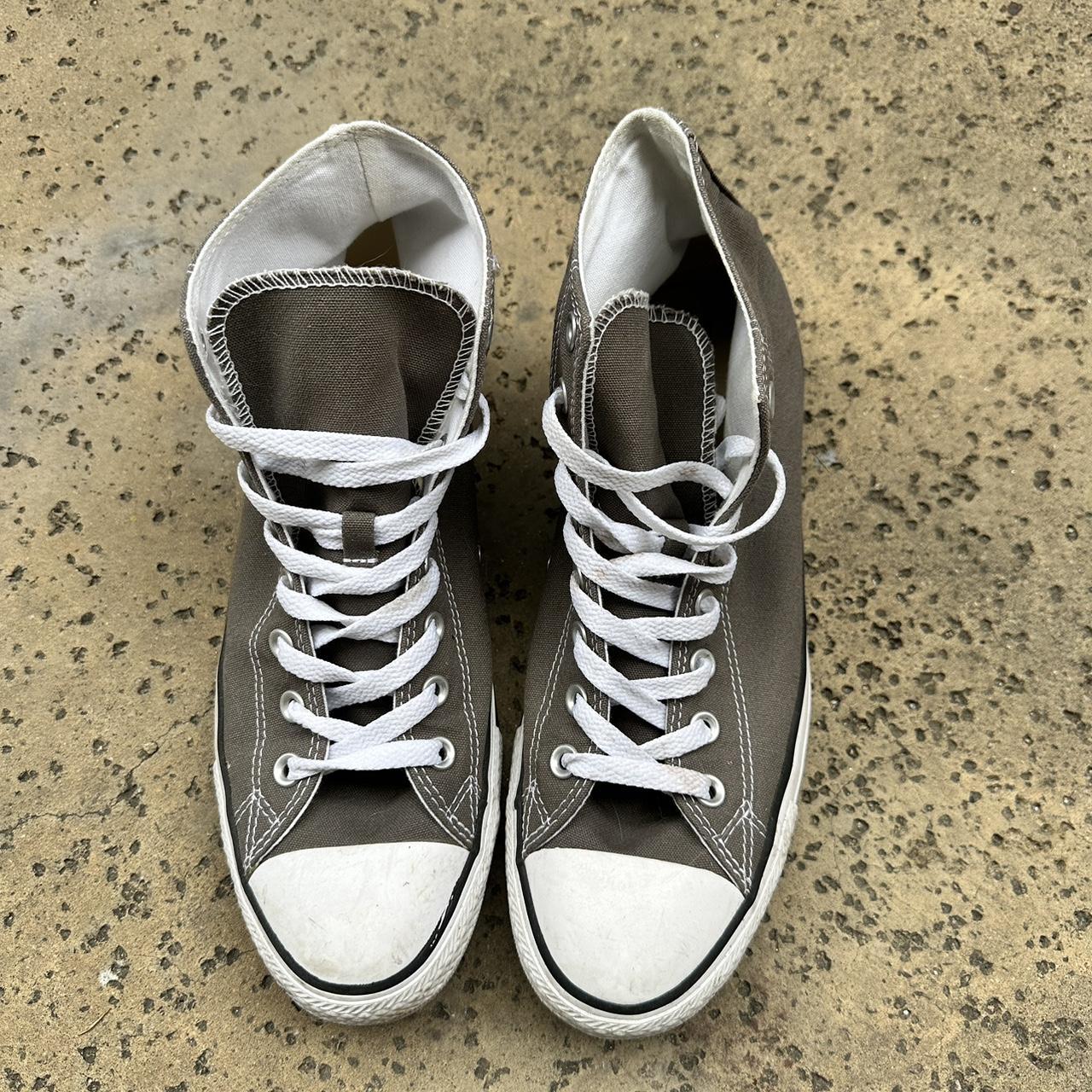 Pretty new allstar highs Worn couple times for a... - Depop