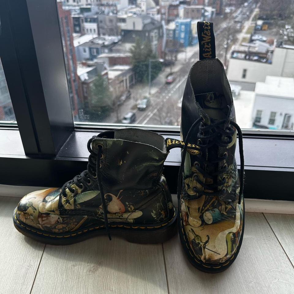 Dr. Martens Pascal Hell Boots Bosch Museum. Depop