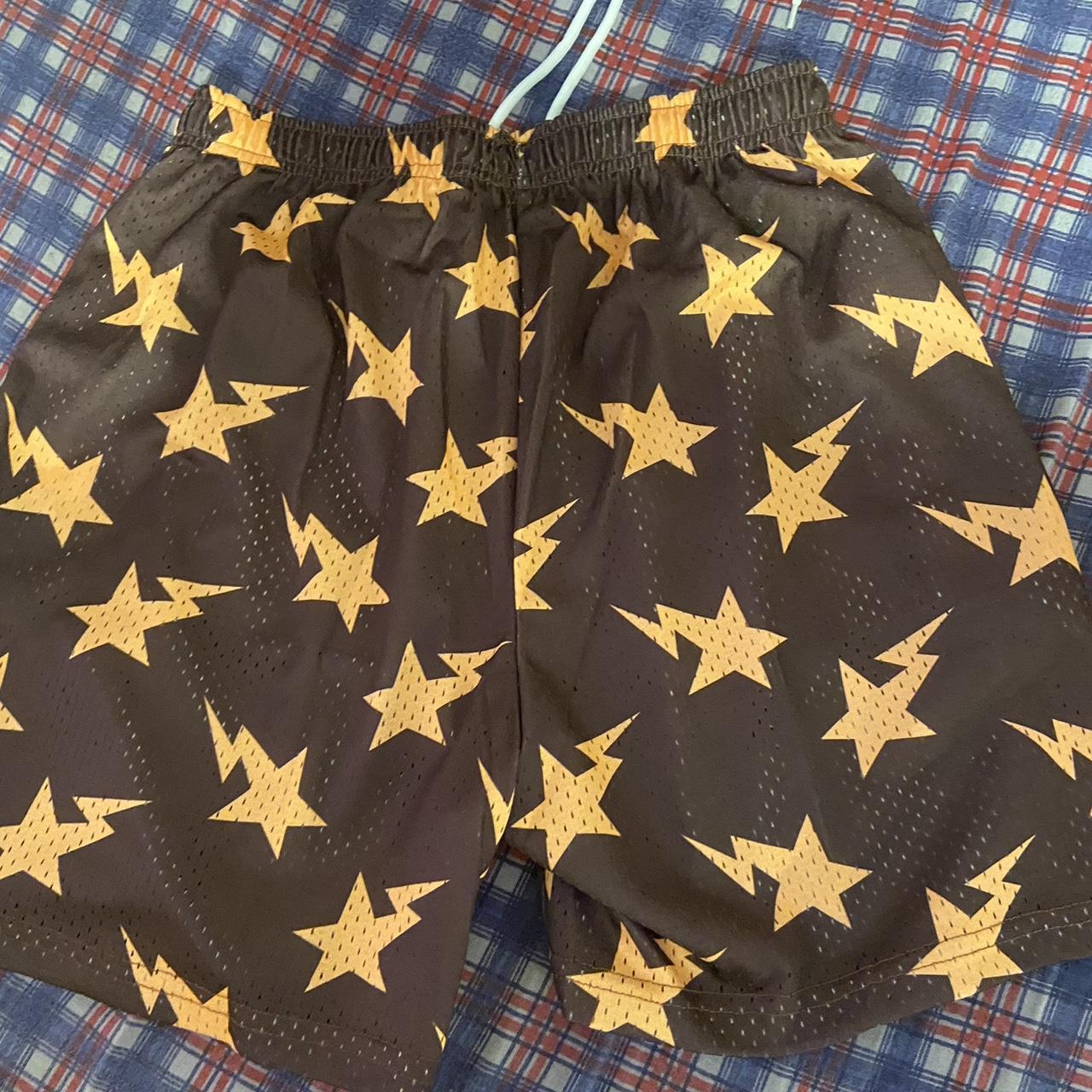 Men's Brown and Tan Shorts Depop